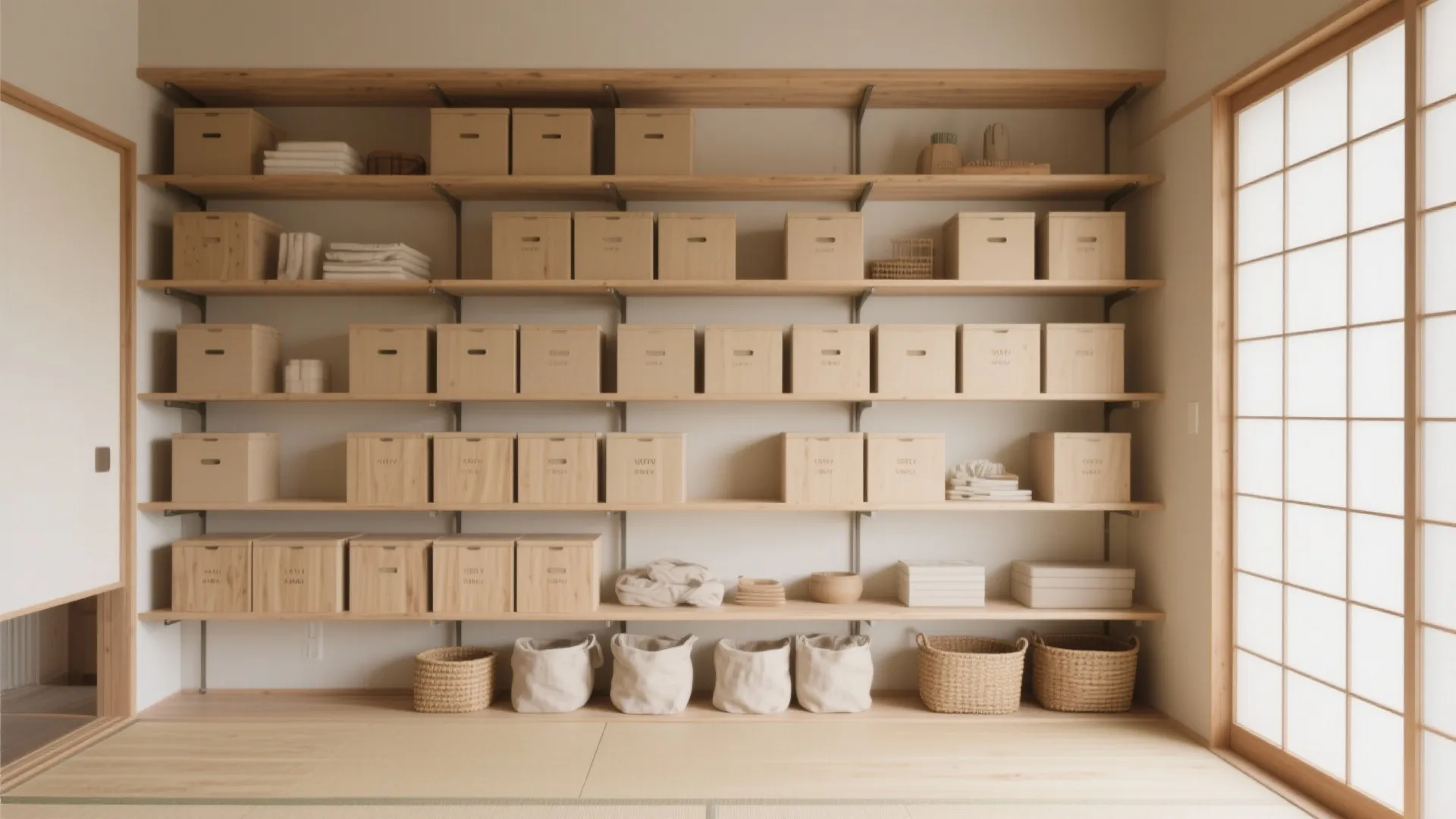 Tips 3: 壁面70%、床面30%に収納配分（収納技巧の黄金比）