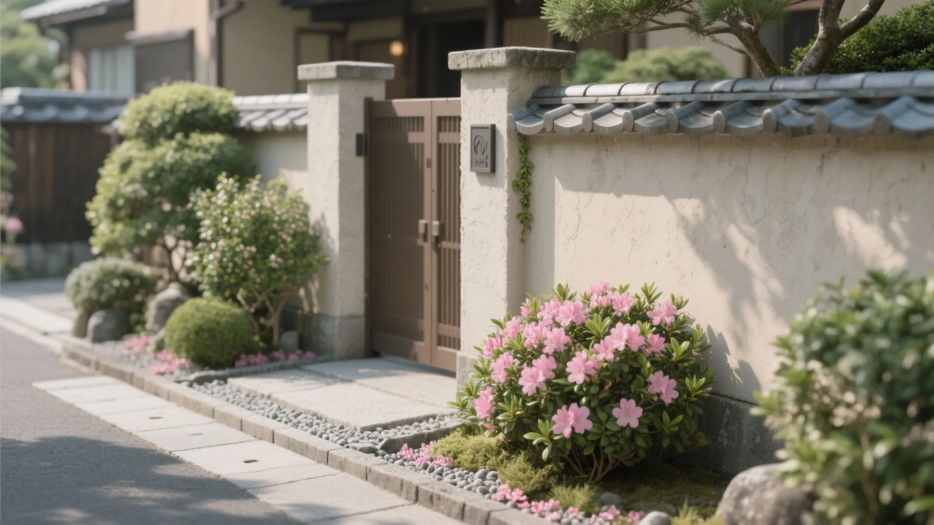 植栽と足元で“奥行き”をつくる：京都町家から学ぶ前庭の間