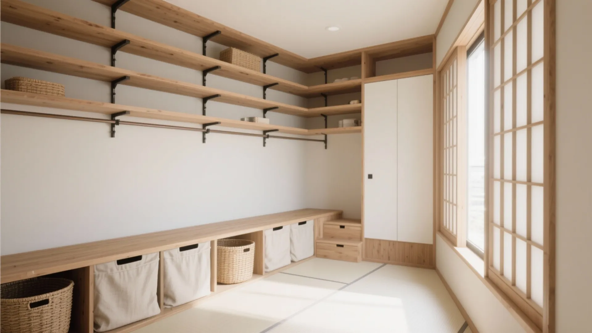Tips 2: 収納技巧は“高さ”で解く｜京都の町家に学ぶ層の積み重ね