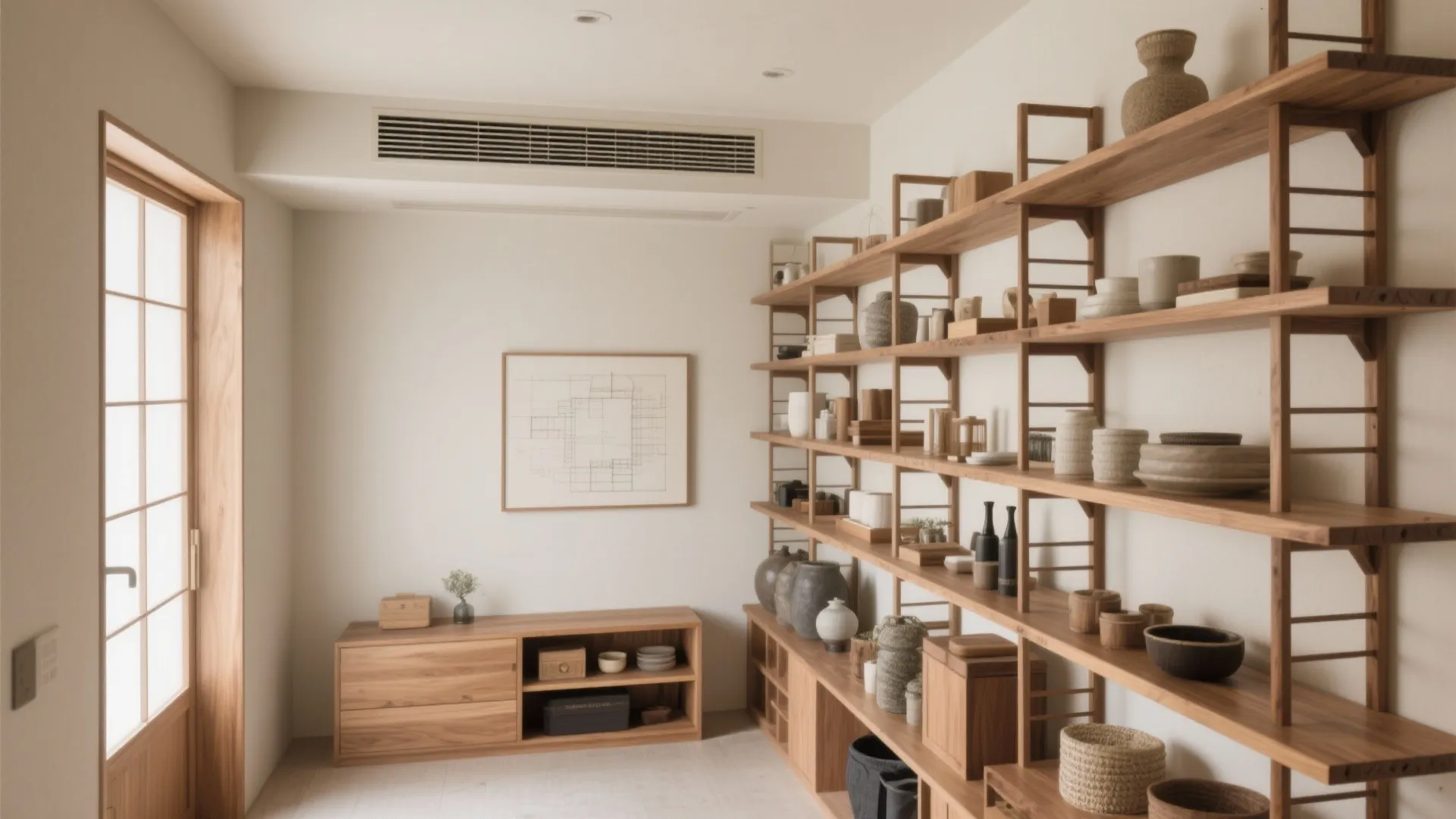 収納は“点”ではなく“縦の面”：壁芯から天井までを積層化する収納技巧