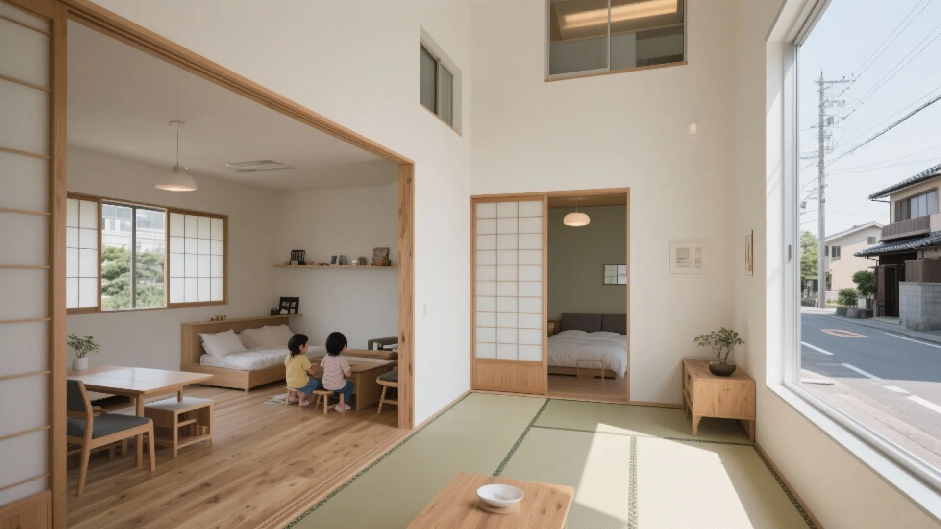 Tips 3: 京都の町並みに馴染む「静と動のゾーニング」