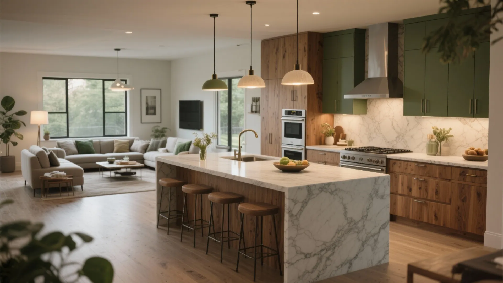 L-Shaped Bar Counter Ideas: 5 Open Kitchen Plans: 5 clever L-shaped bar counter open kitchen living room ideas from a pro — space-savvy layouts, seating, lighting and budget tips