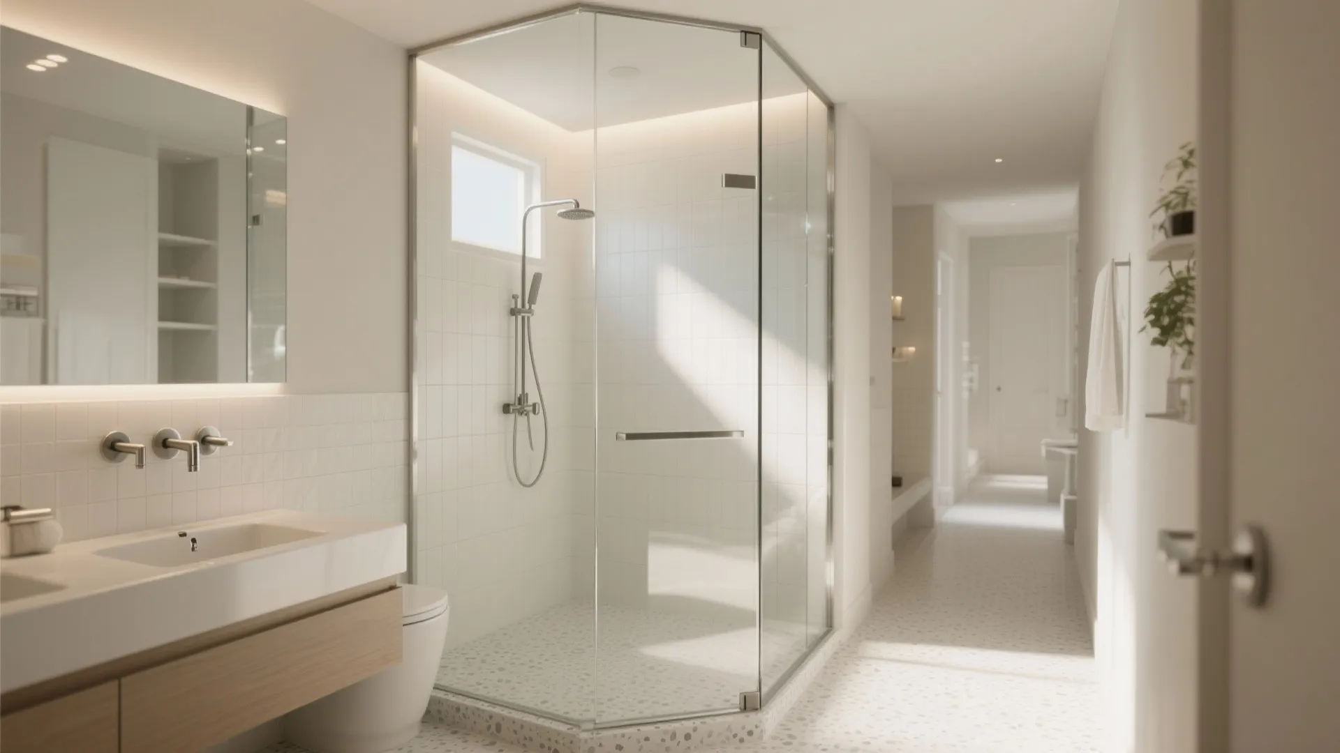 Clear Glass and Brightness to Open the Bend