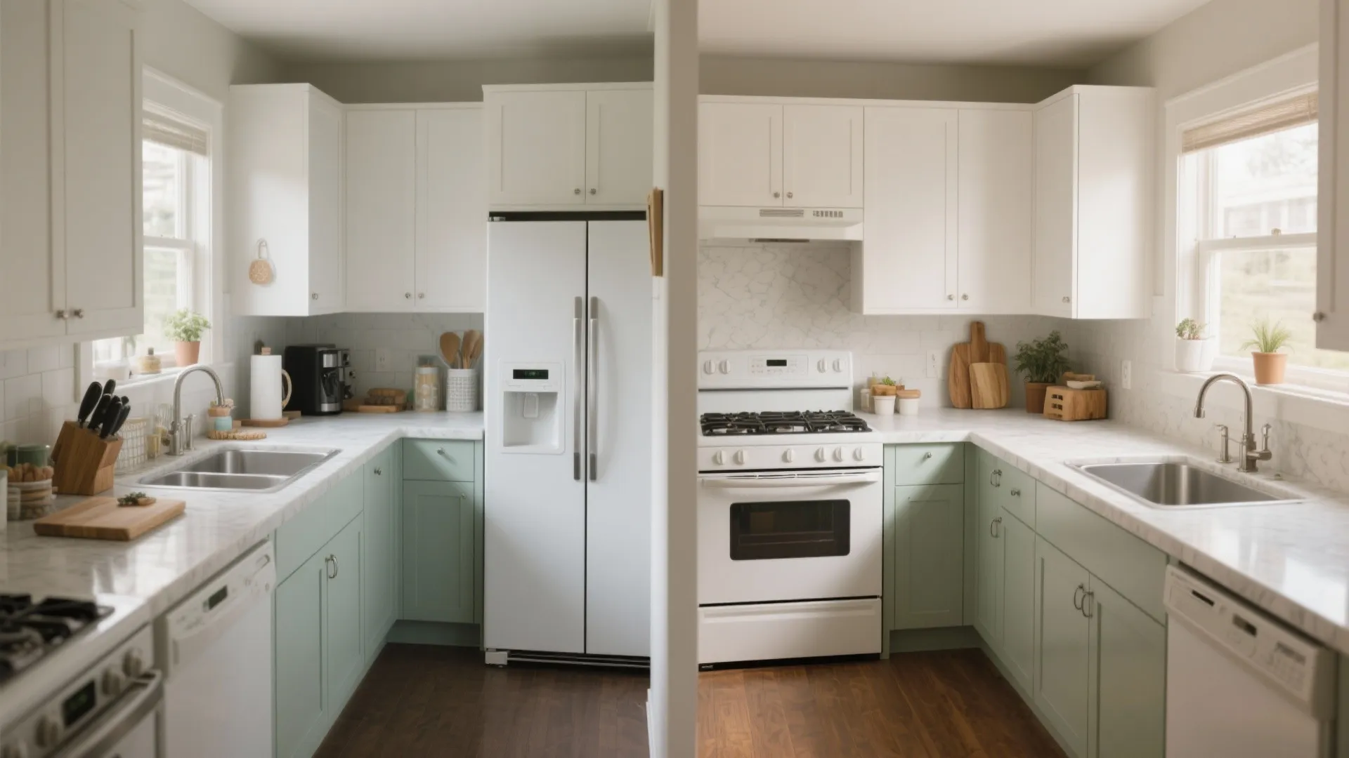 L-Shaped Small Kitchen Layout for Flow and More Counter