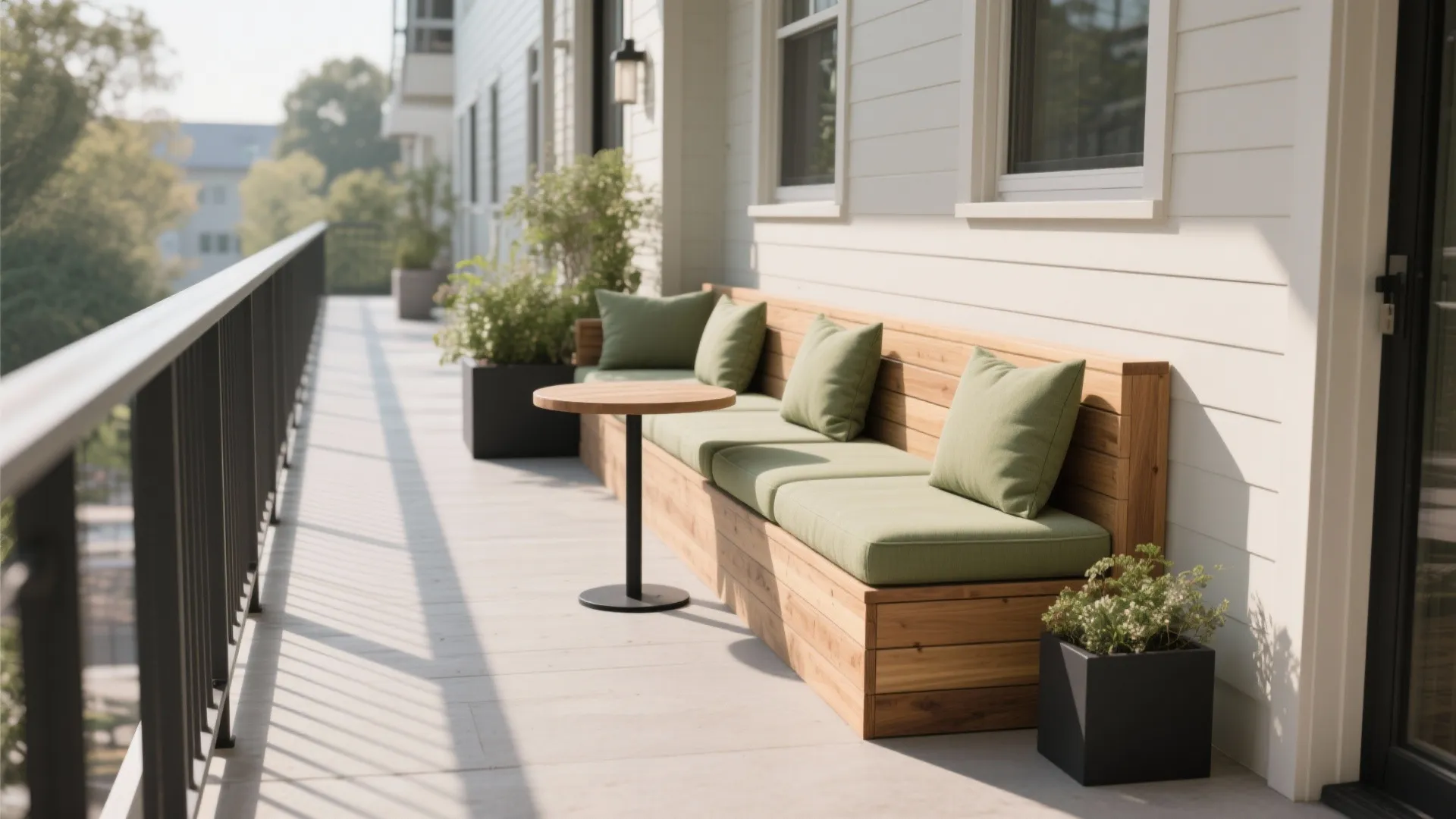 L-Shaped Bench to Unlock Dead Corners