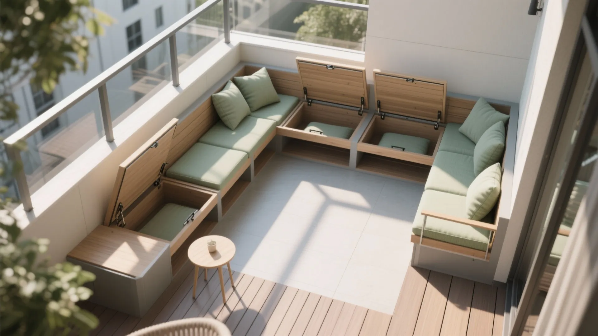 Smart Seating Layouts & Under-Bench Storage