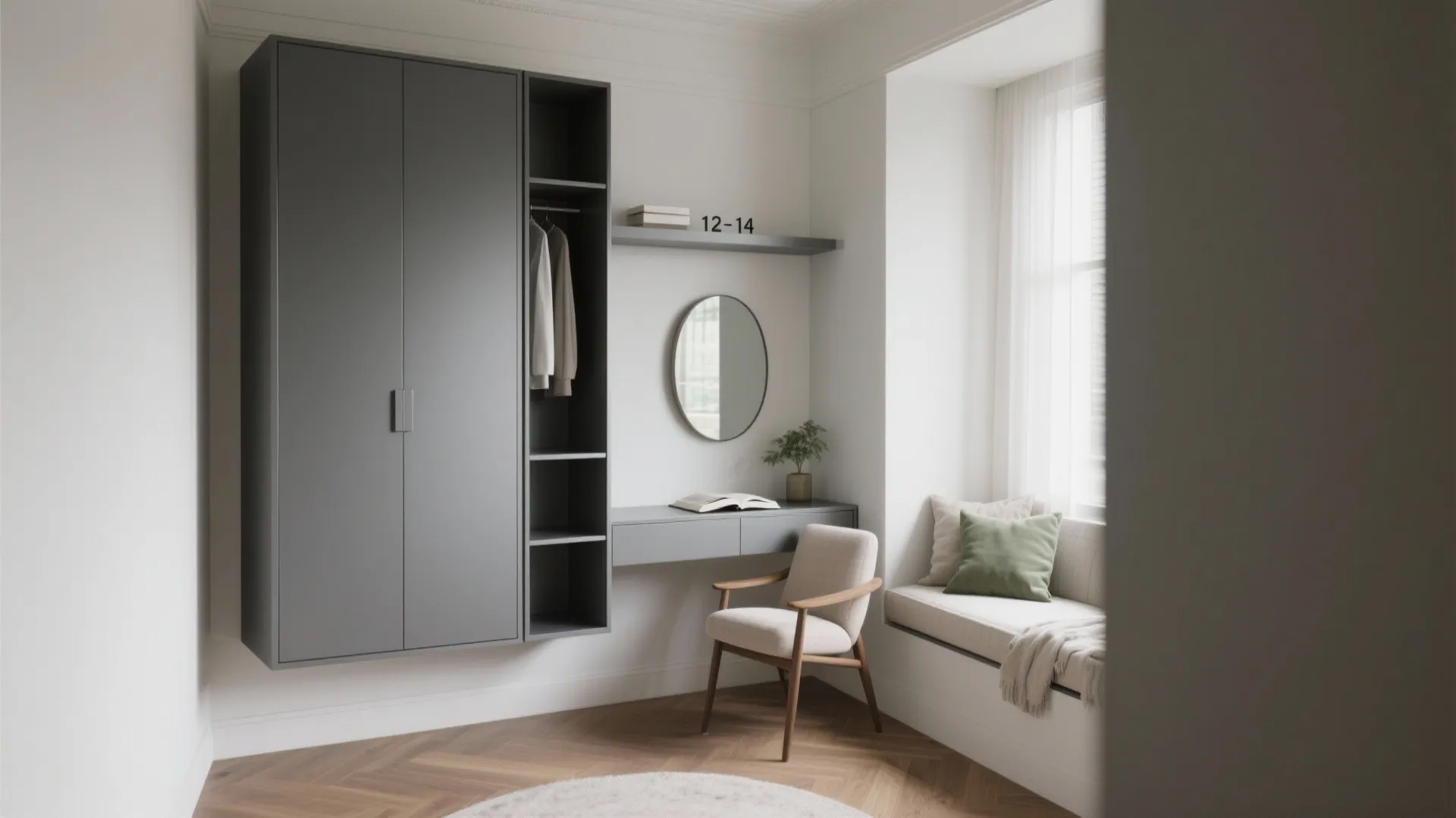 Compact L-Shaped Corner Steel Almirah