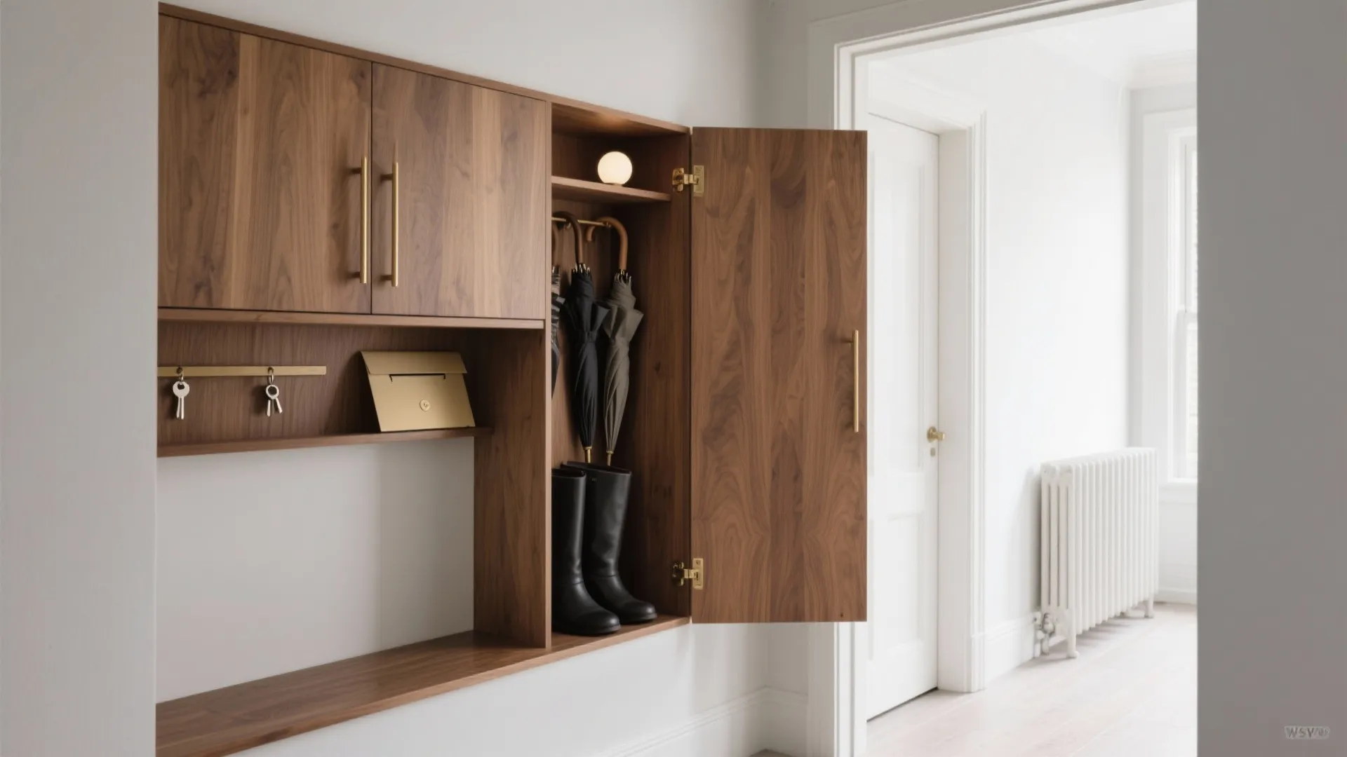 L-Shaped or Niche-Fitted Cabinet to Tame Awkward Corners