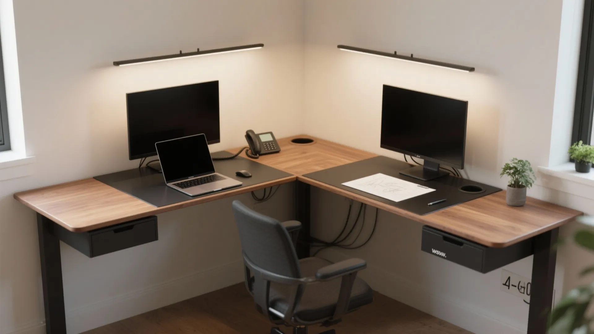 L-Shaped Corner Setup