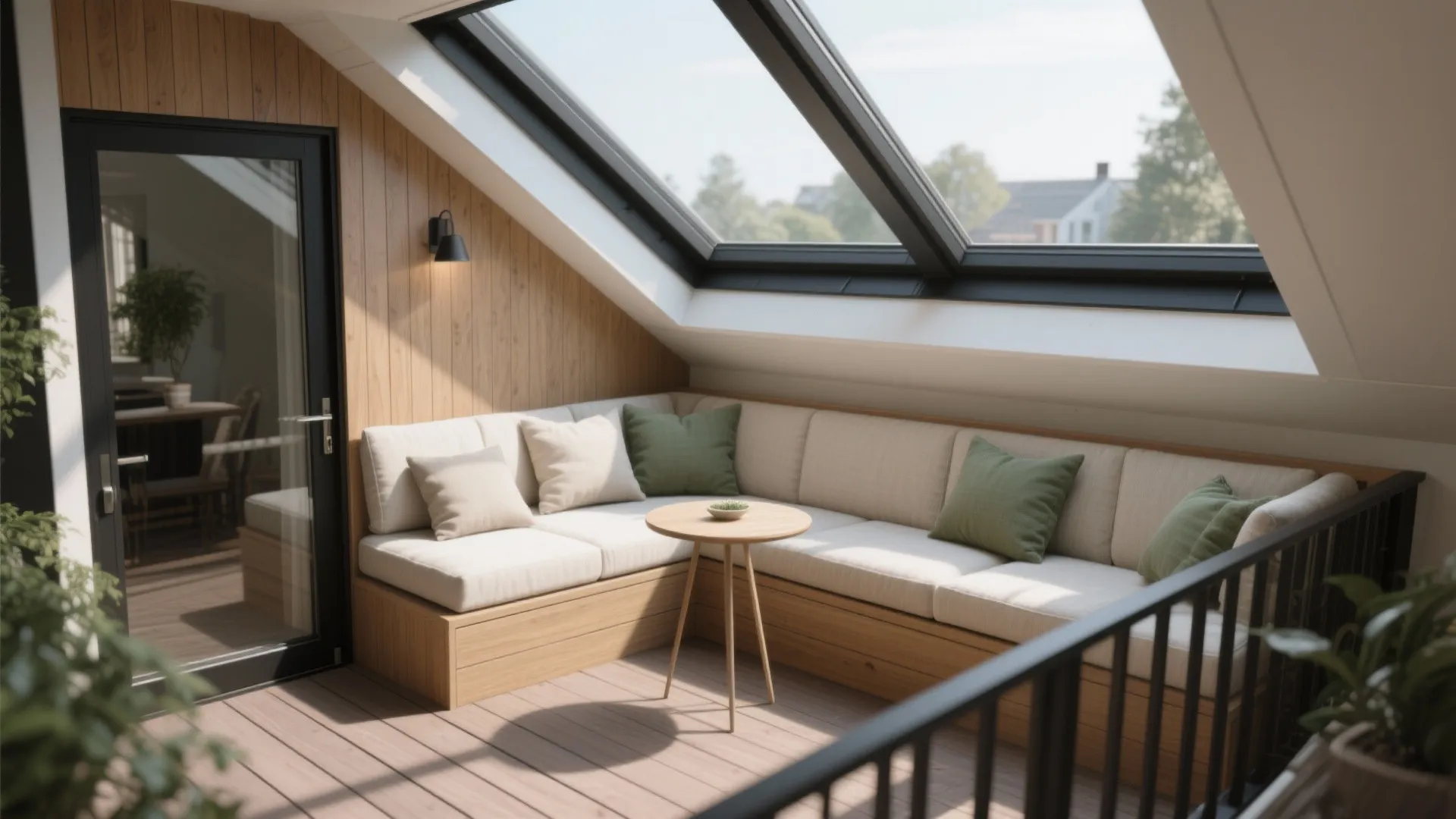 L-Shaped Micro Lounge in a Tricky Corner