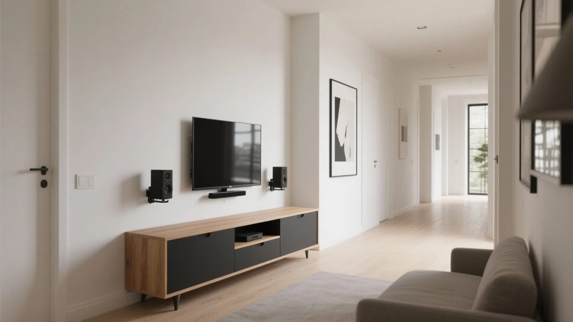 L-Shaped Corner Media Unit (Taming Awkward Halls)