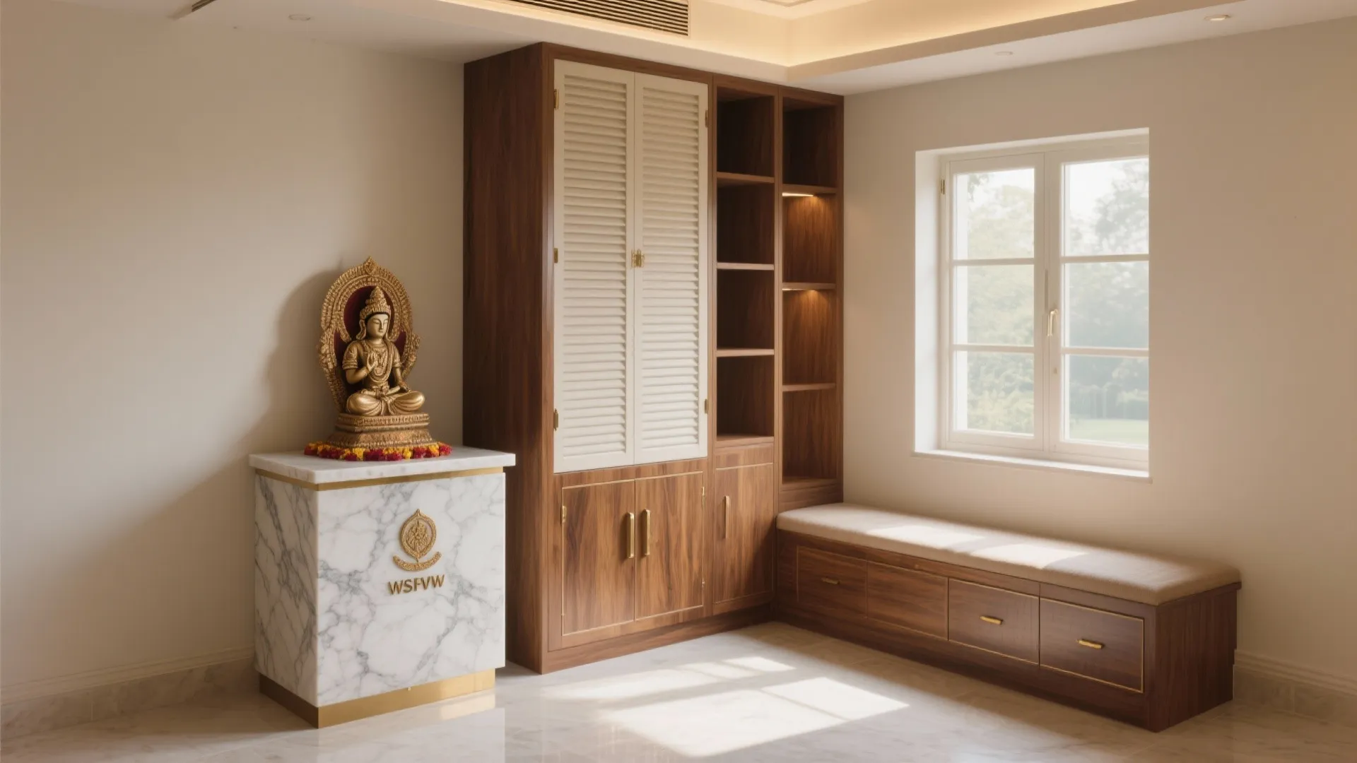 L-Shaped Corner Nook That Respects Flow