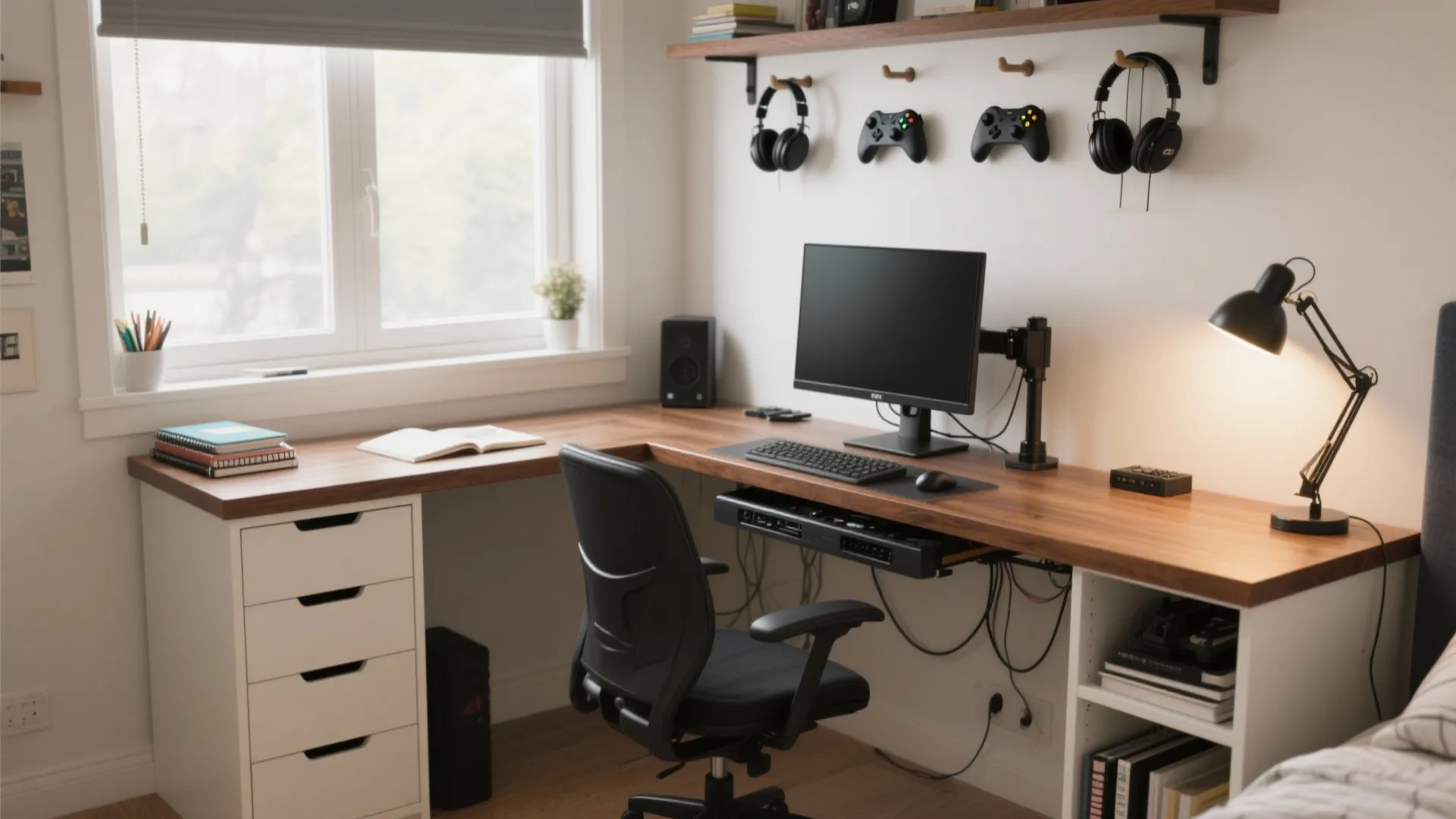 The L-Shaped Study–Gaming Command Corner