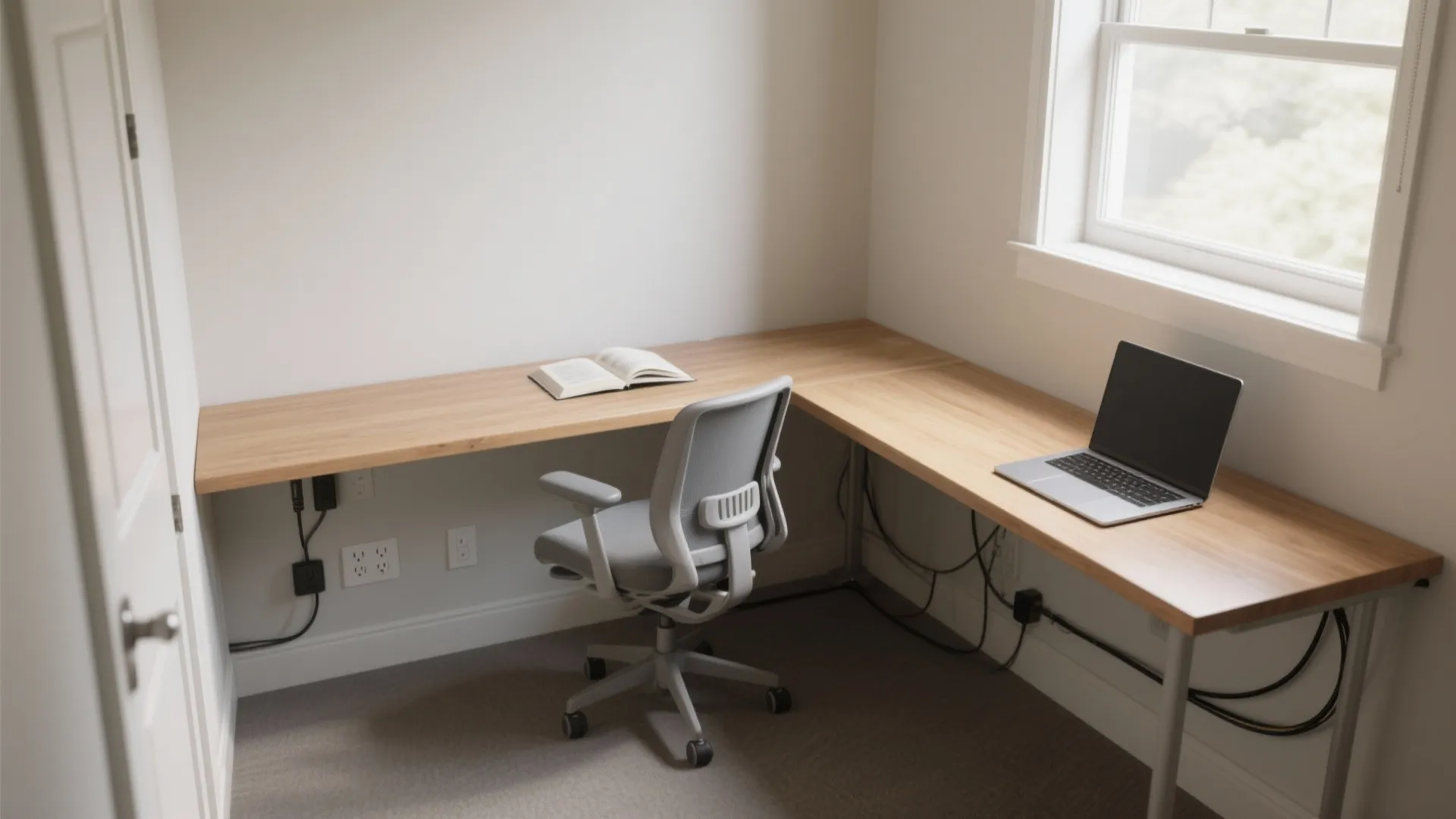 3) Corner-savvy layouts: L-shaped desks and honest circulation