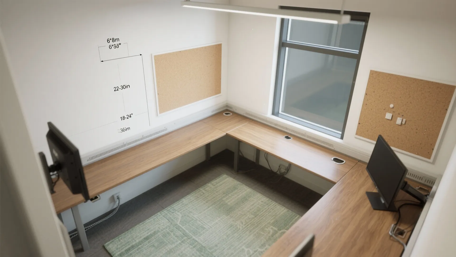 L-Shaped Desks and Compact Layouts