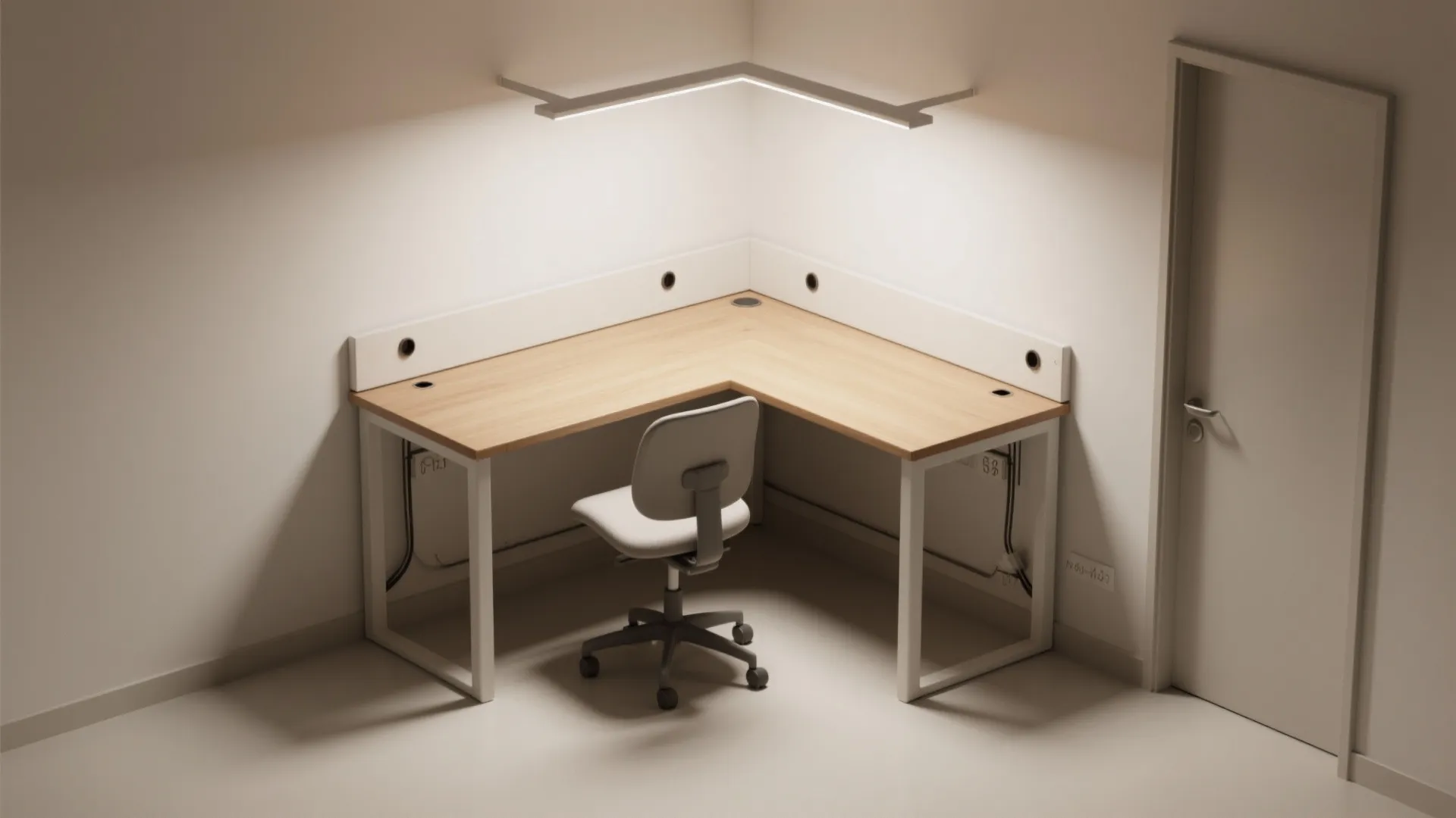 Corner power: L-shaped desk layouts that flex fast