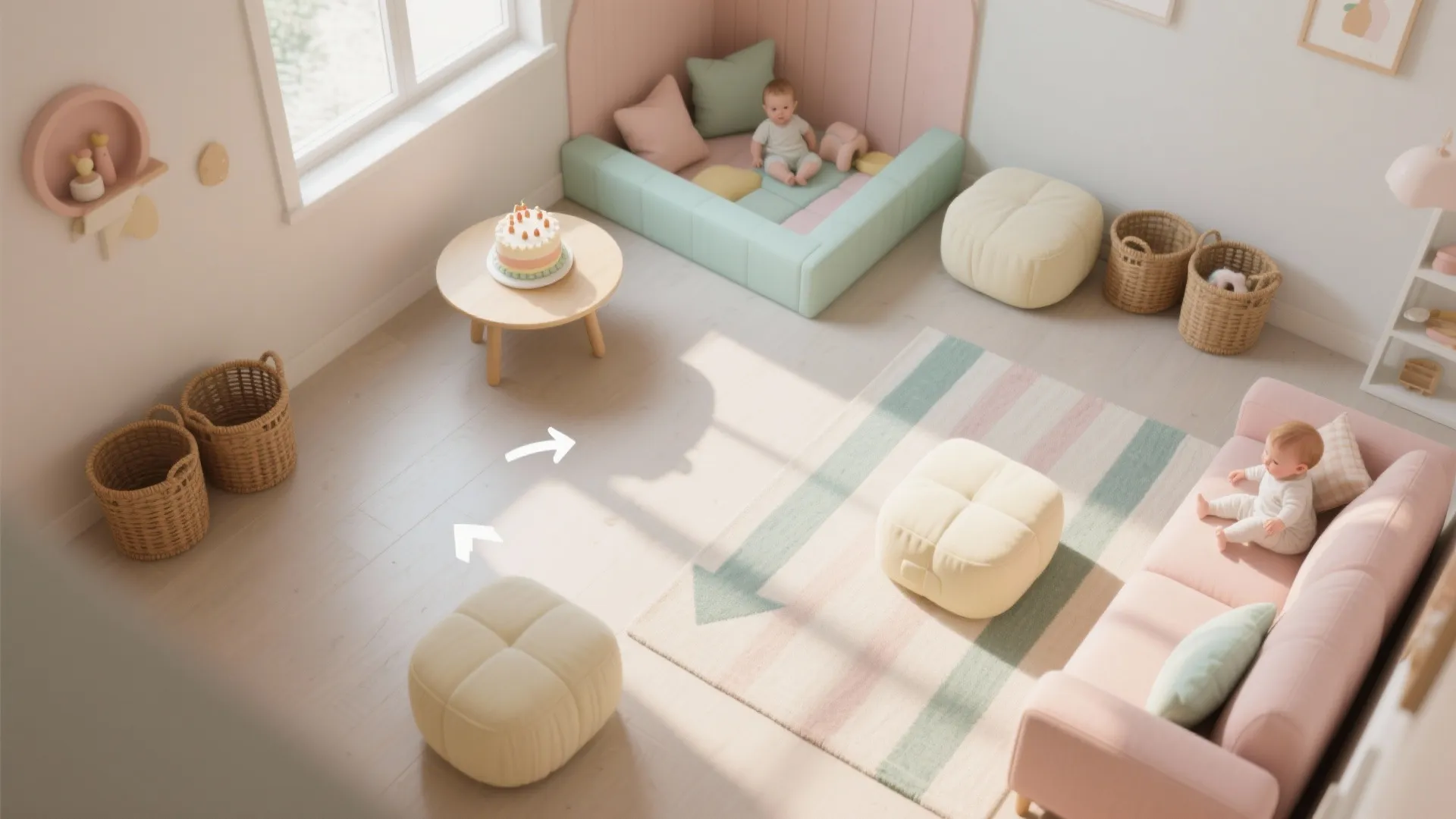 Flexible L‑Shaped Flow and Park‑the‑Furniture