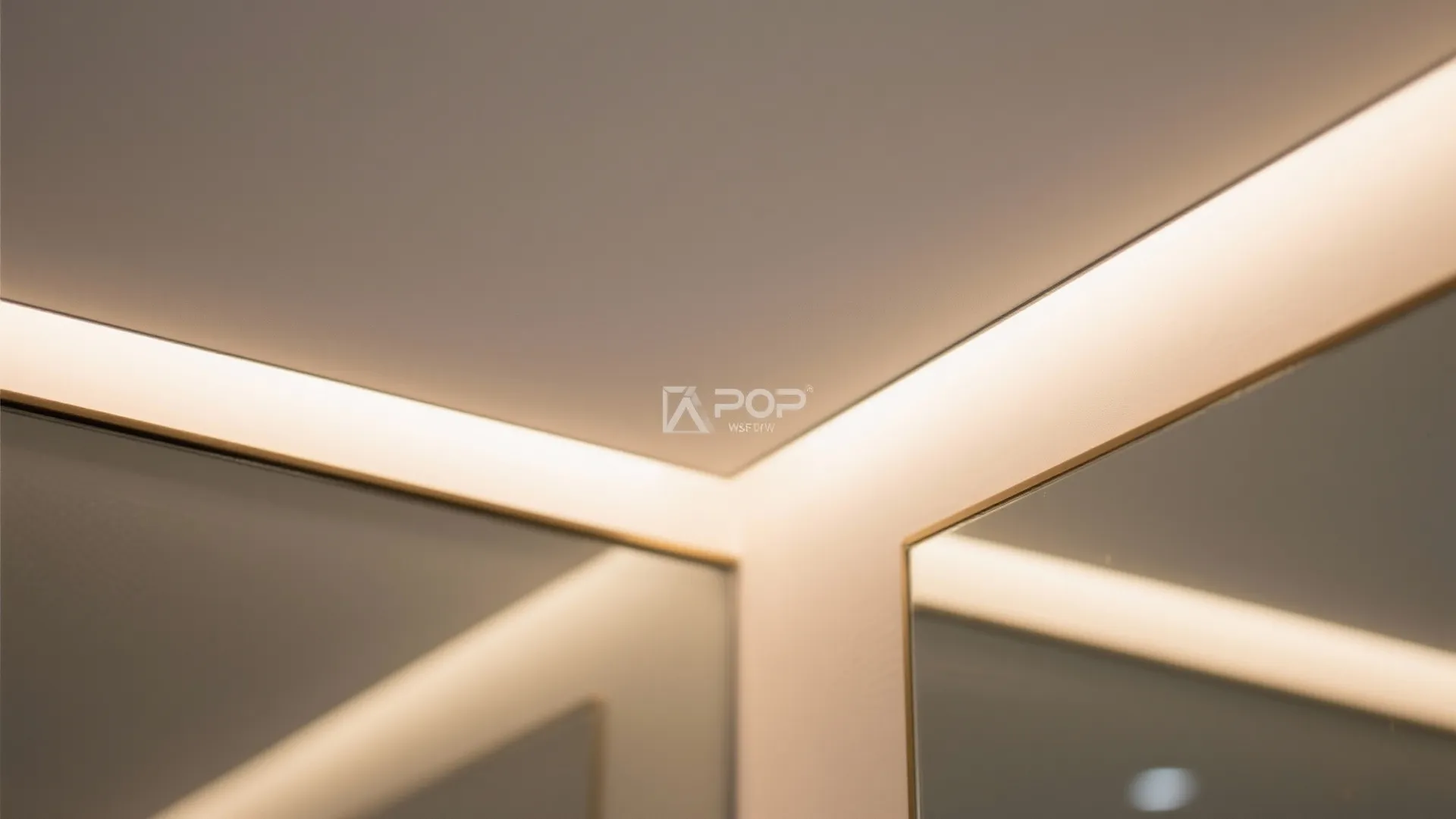 Gloss accents, mirrors, and light play