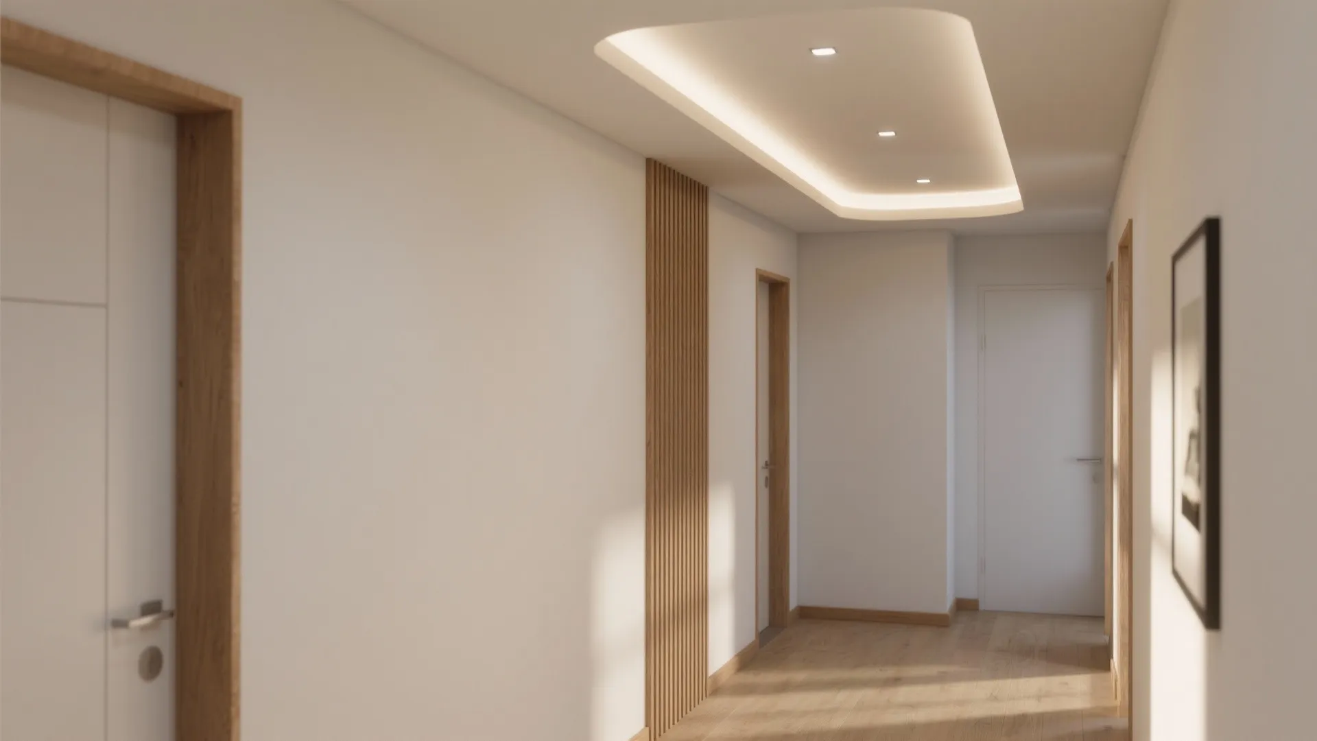 5 ceiling design ideas for L shape hall
