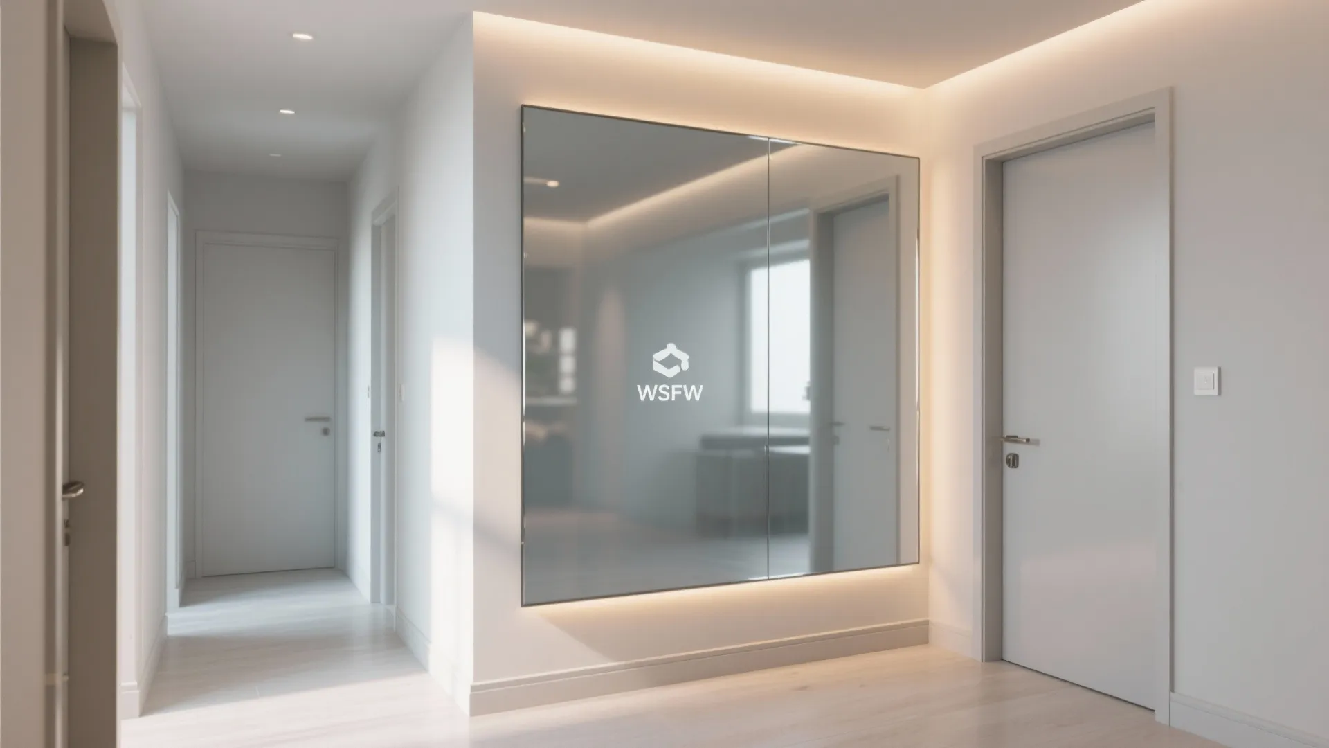 2) Glass back panels for a brighter bend