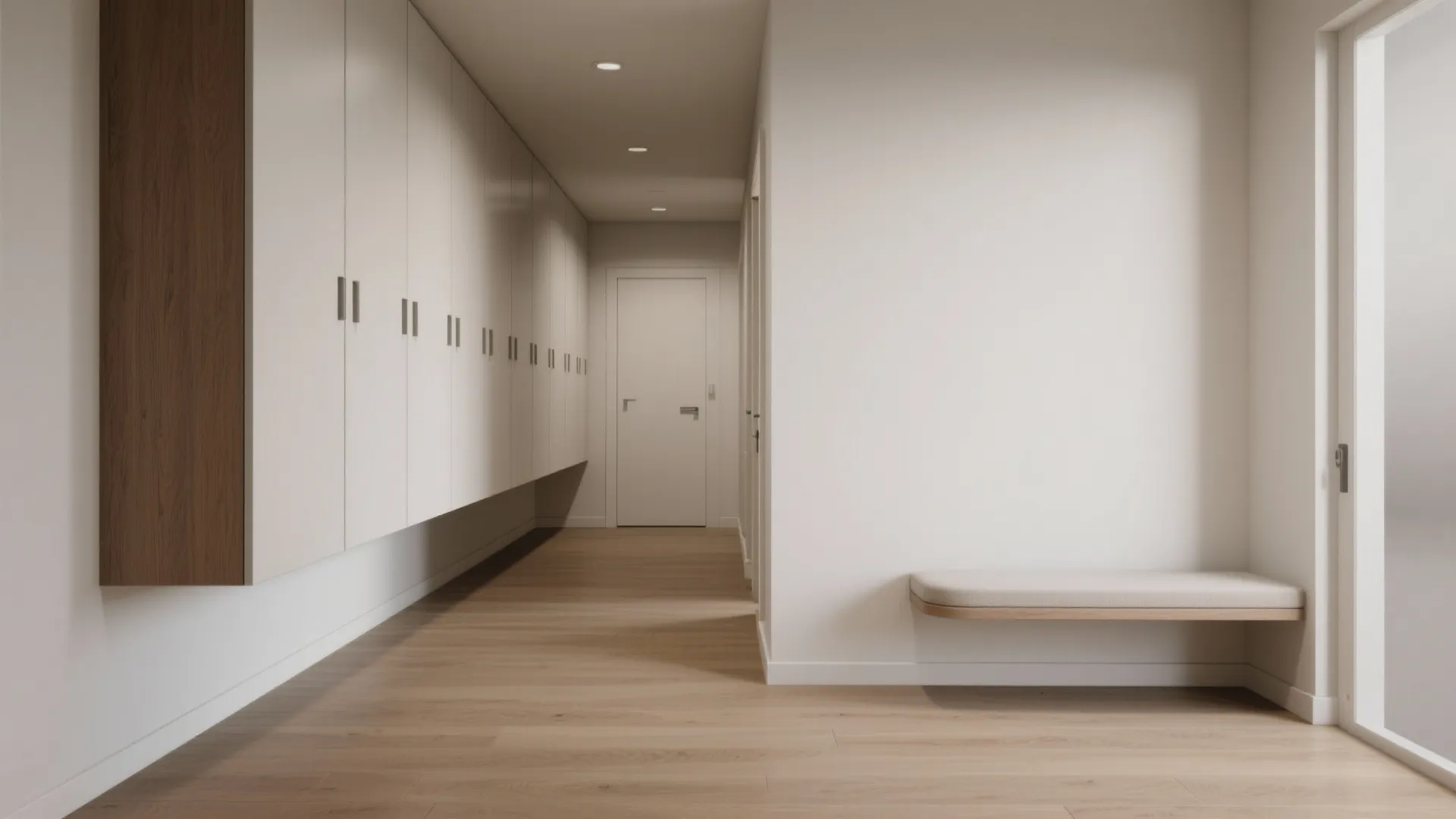 1) Minimal storage that hugs the L