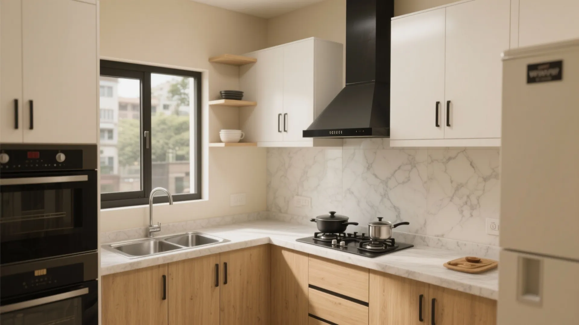 The L-Shaped Modular Kitchen That Multitasks