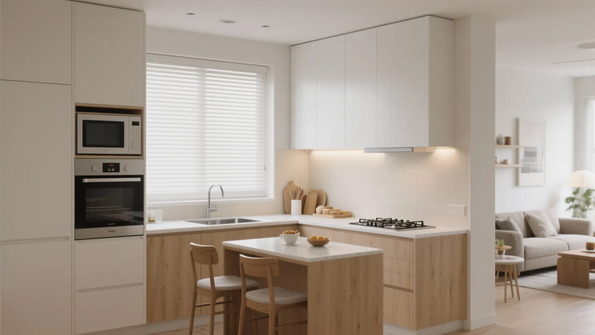 Modular Kitchen That Works Hard in a 3 BHK