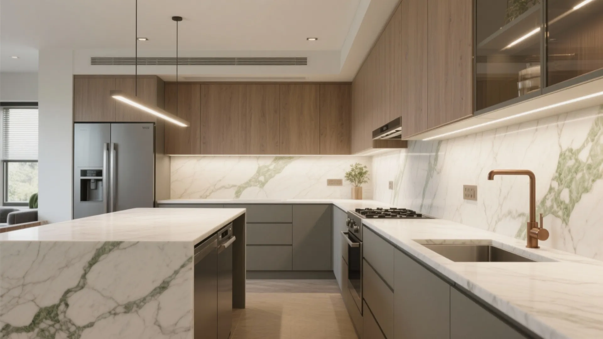 L-shaped kitchens that work hard (and look expensive)