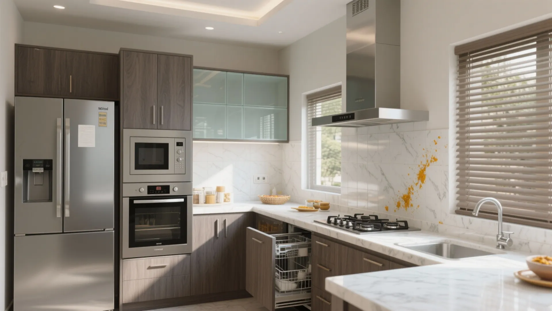 A Low-Maintenance Indian Kitchen Layout