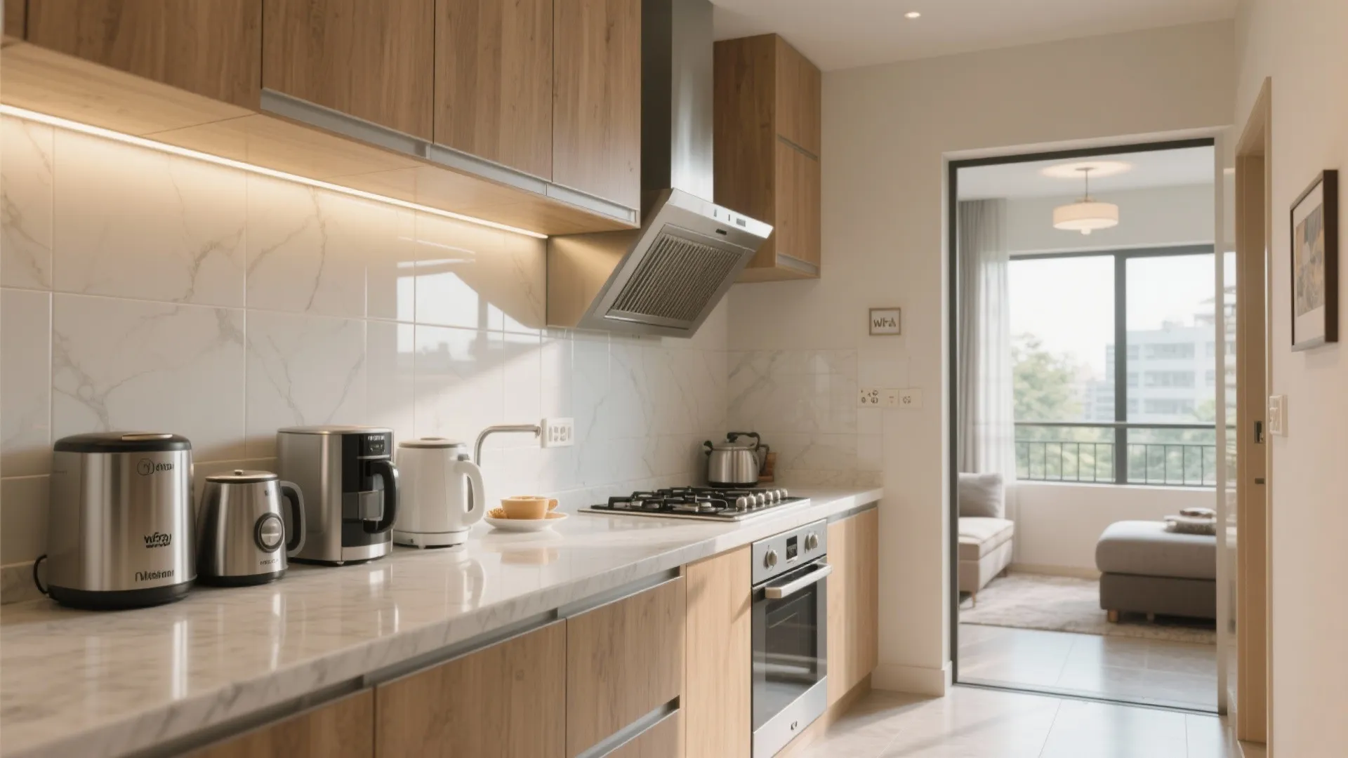 Bright, Moisture-Savvy L-Shaped Kitchen