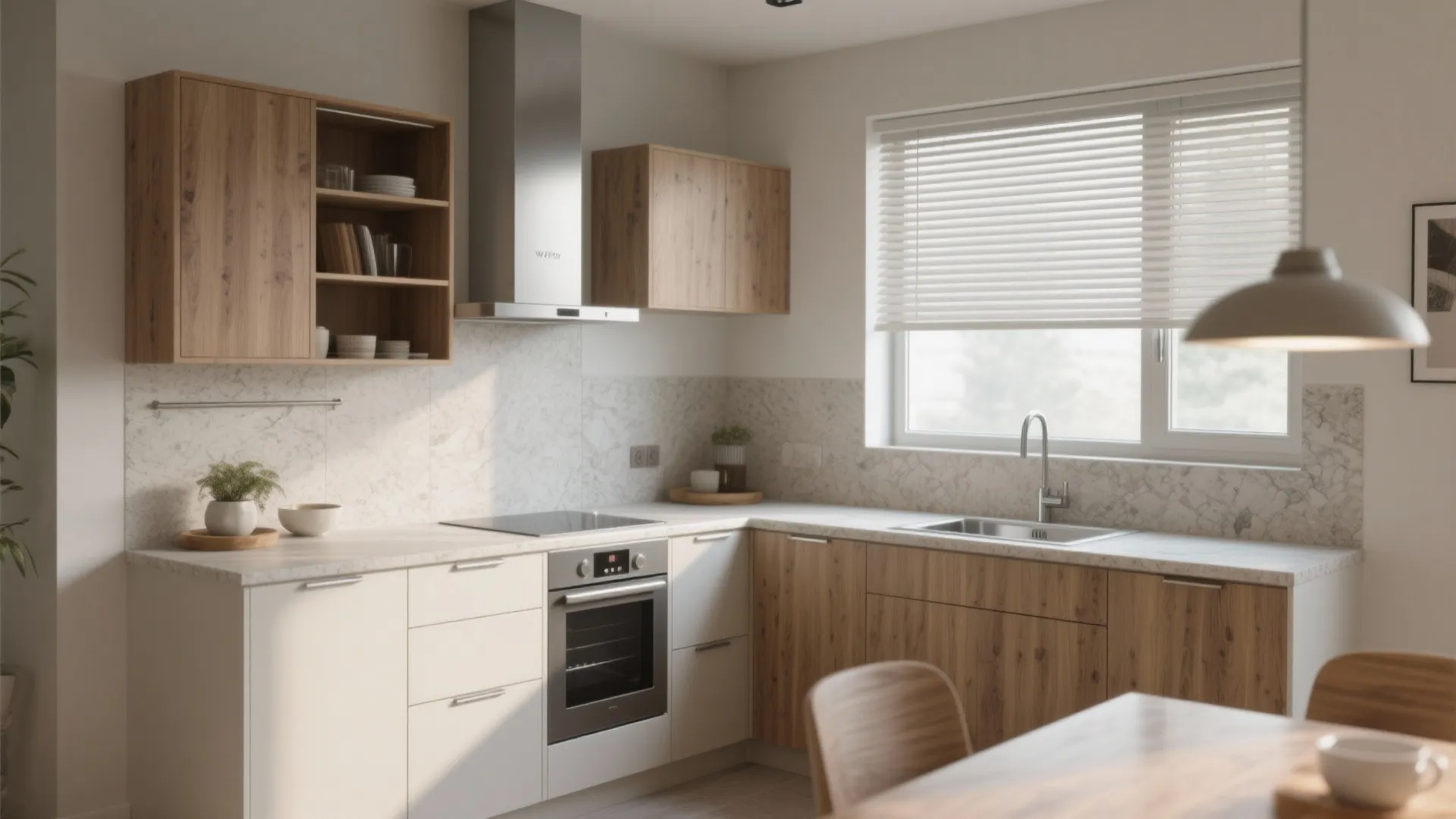 L-shaped modular kitchen that works harder