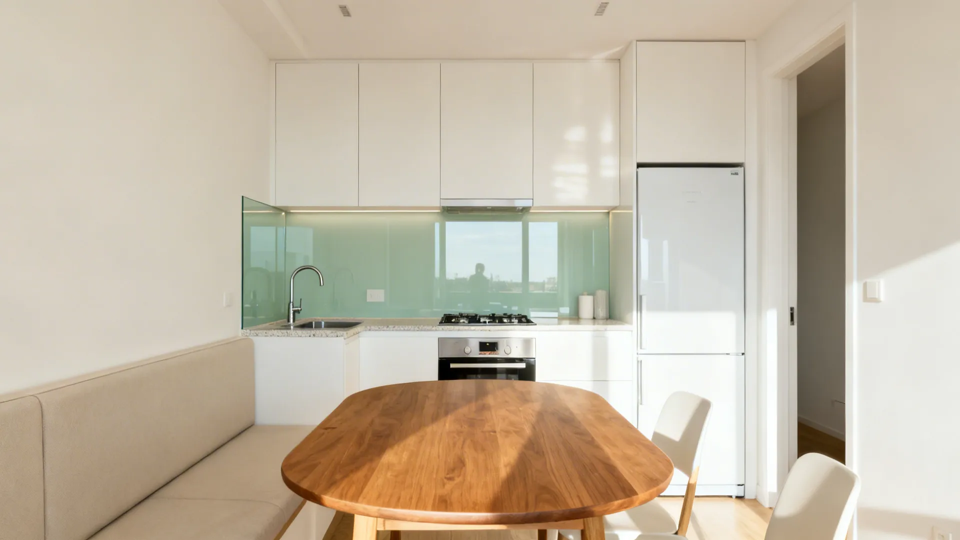5 smart ideas for an L-shaped kitchen with dining table