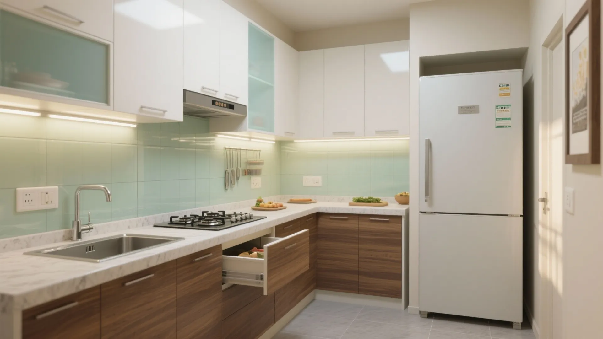 L‑Shaped Kitchen That Works Harder