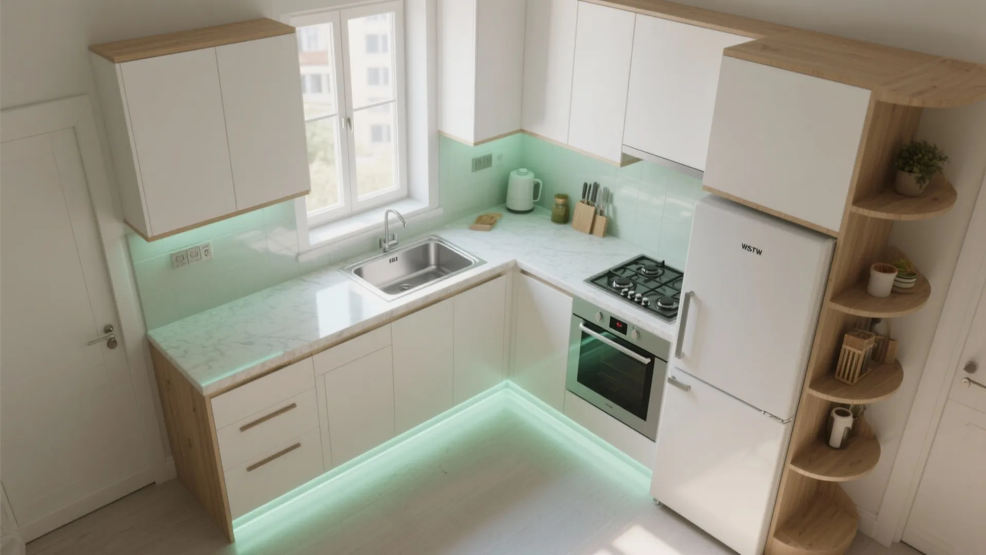 L-Shaped Kitchen Layout: Small Footprint, Big Counter Gains