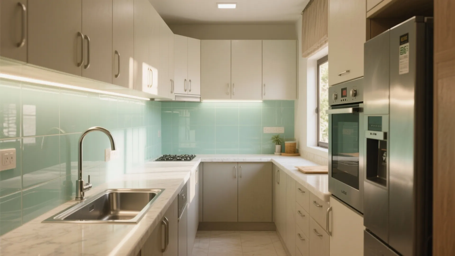 L-shaped Kitchen, Tall Storage, Smarter Corners