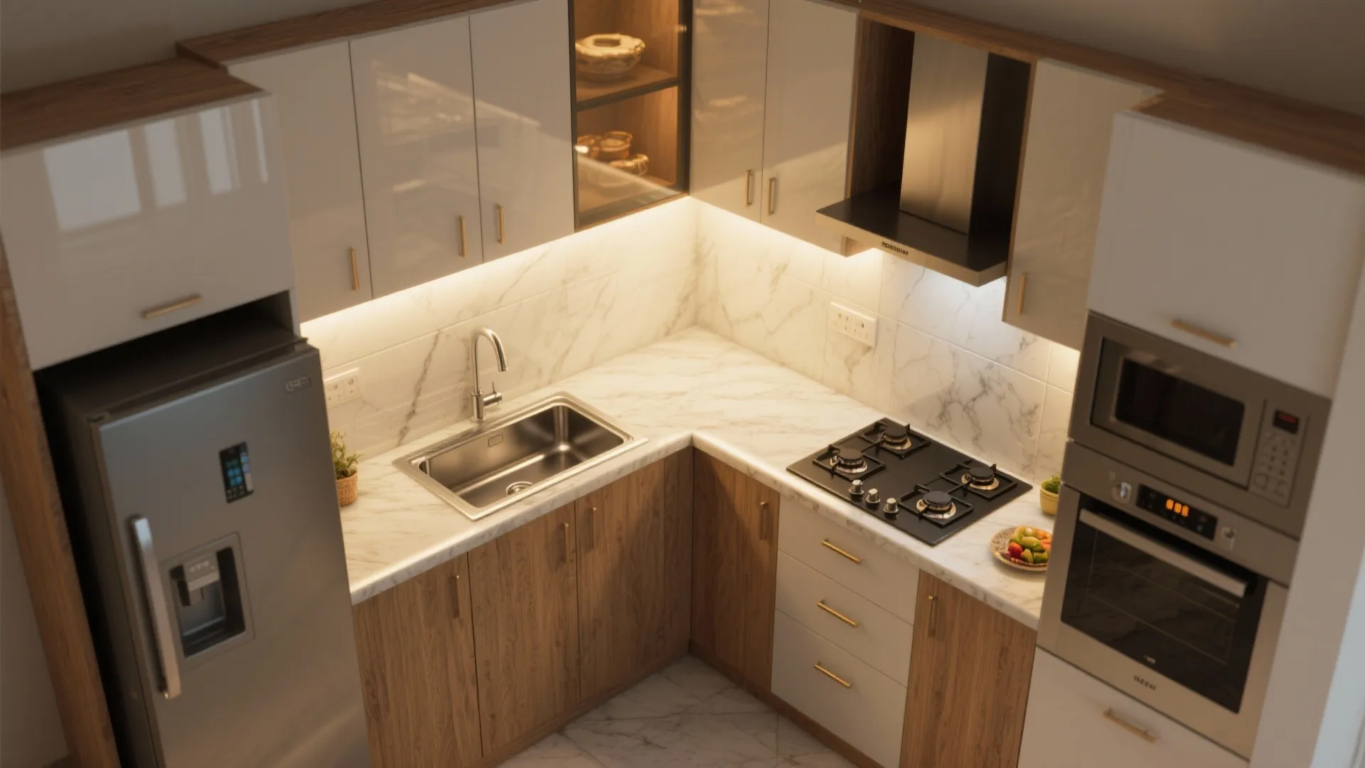 Smart kitchen planning for compact homes
