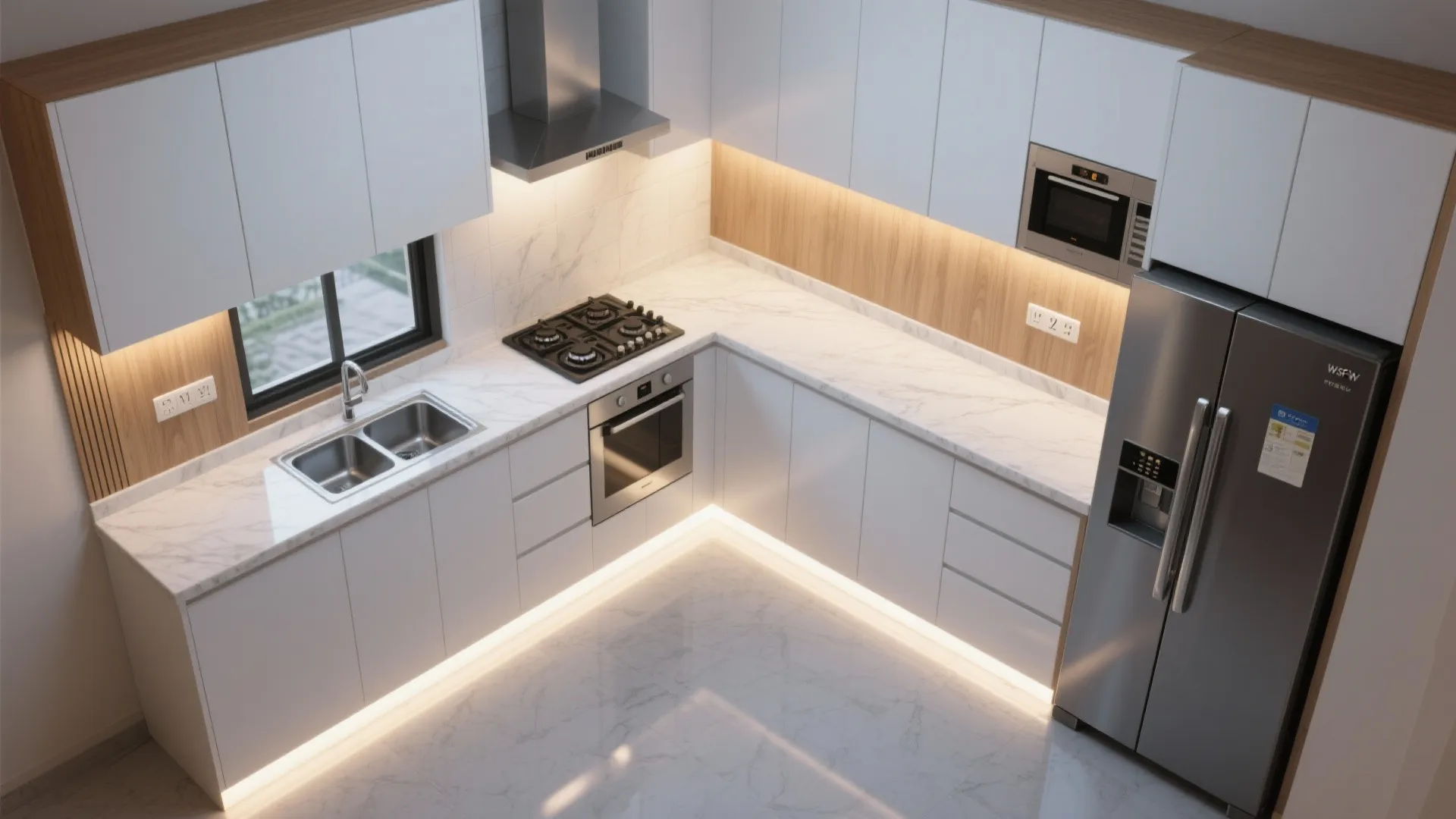2) The L-Shaped Kitchen That Works Hard (And Feels Larger)
