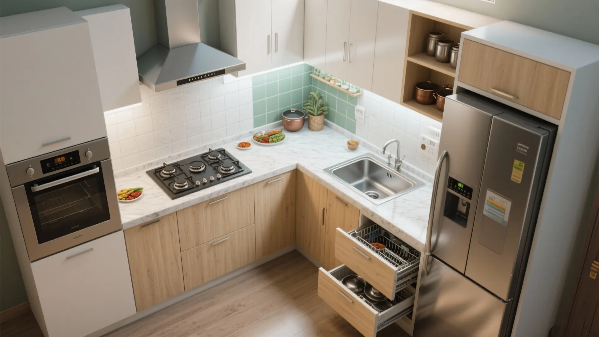 A Smarter Modular Kitchen for Indian Cooking