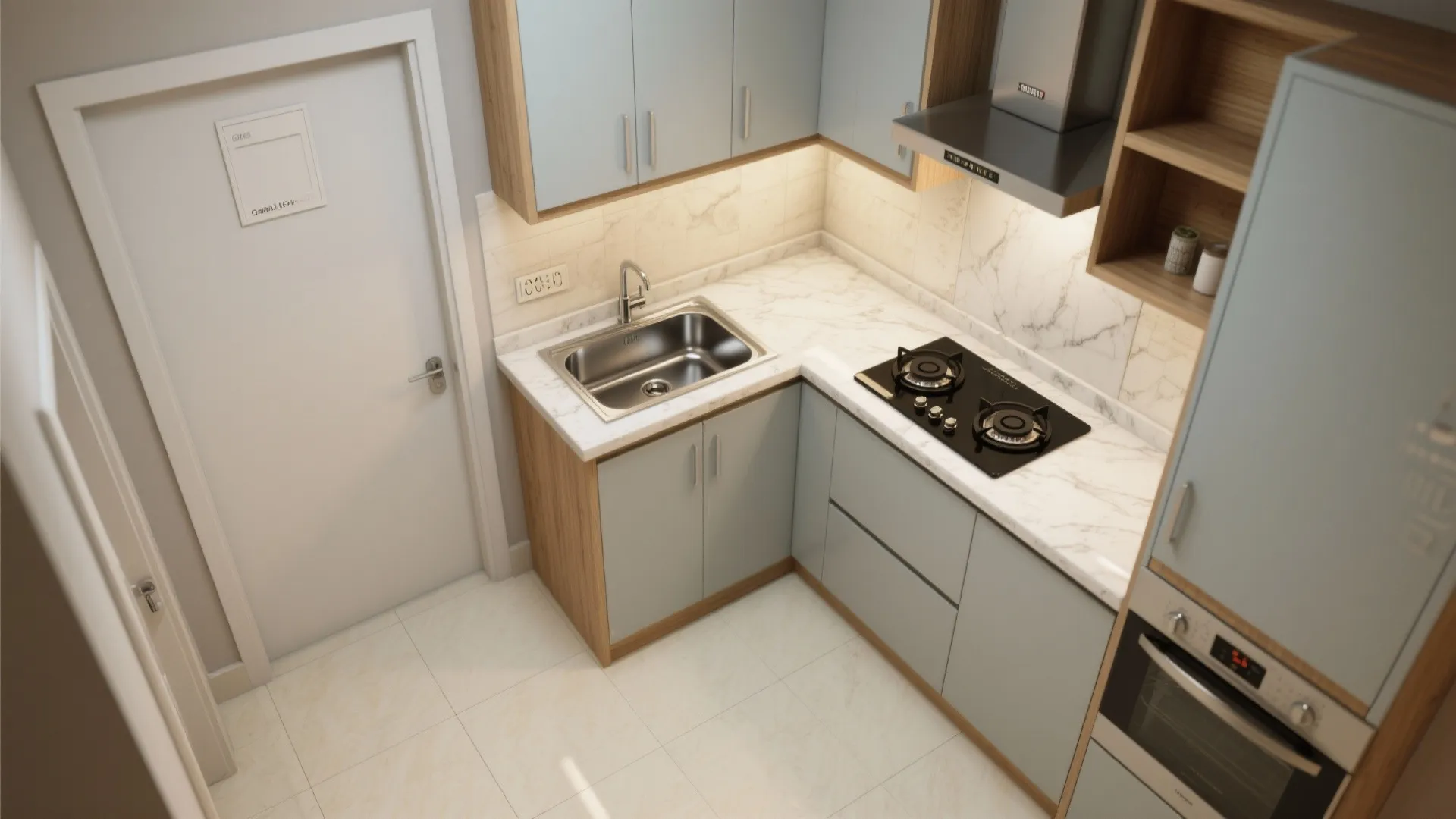 An L-Shaped Kitchen That Works Hard