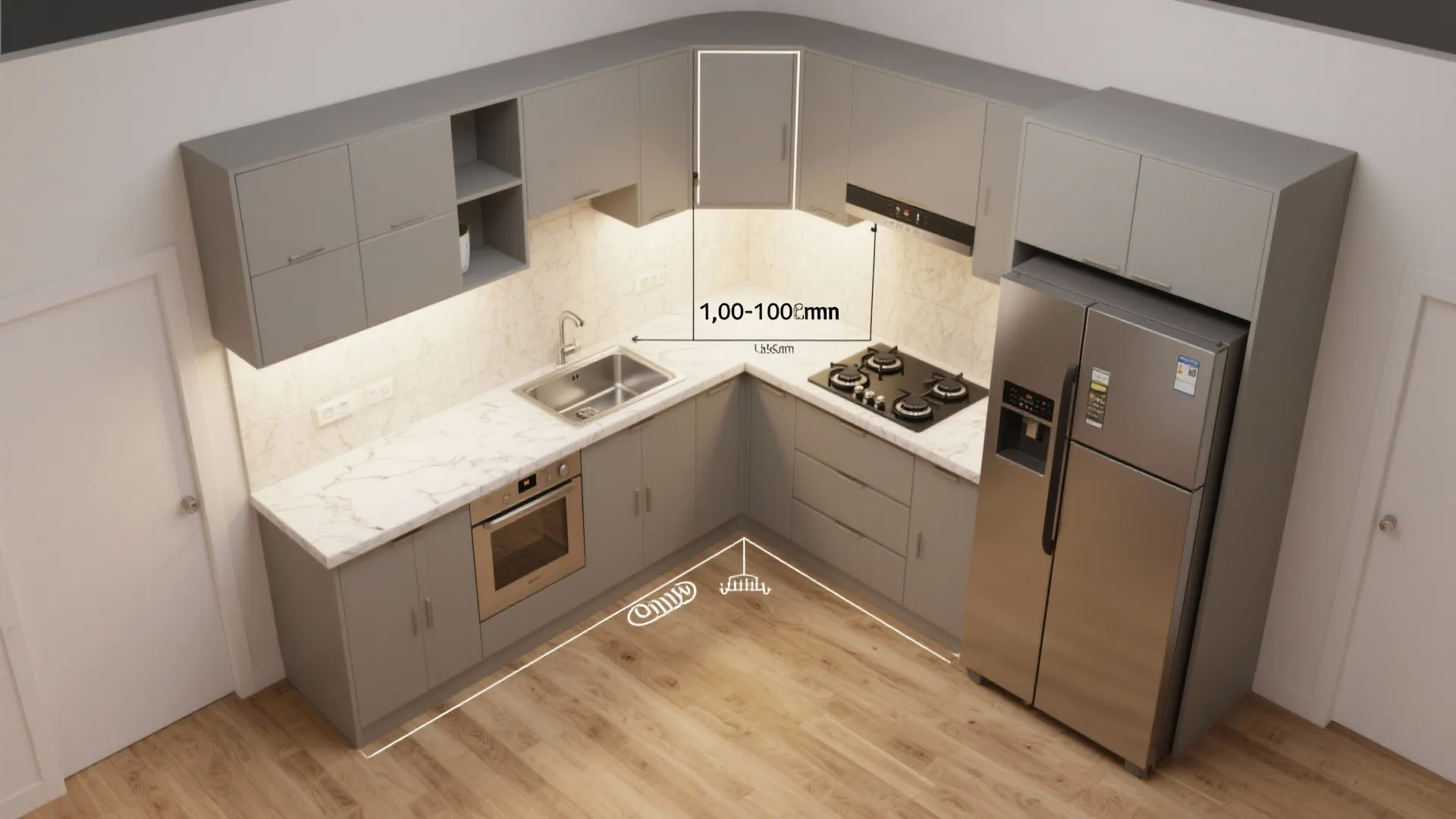 L-Shaped Kitchen Layout That Works