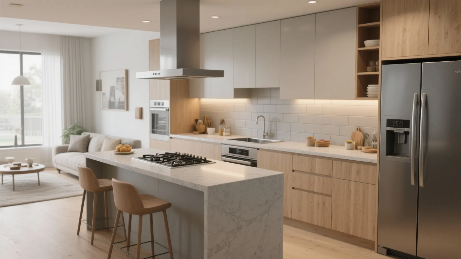 An L-shaped Kitchen That Works Hard