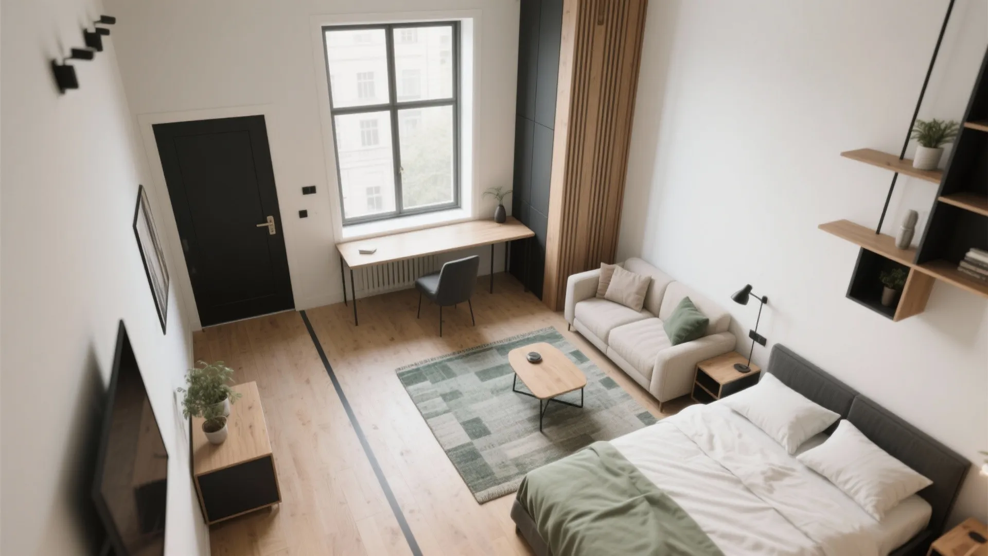 Smart Layouts: L-Shape Flow and a Clear Circulation Lane