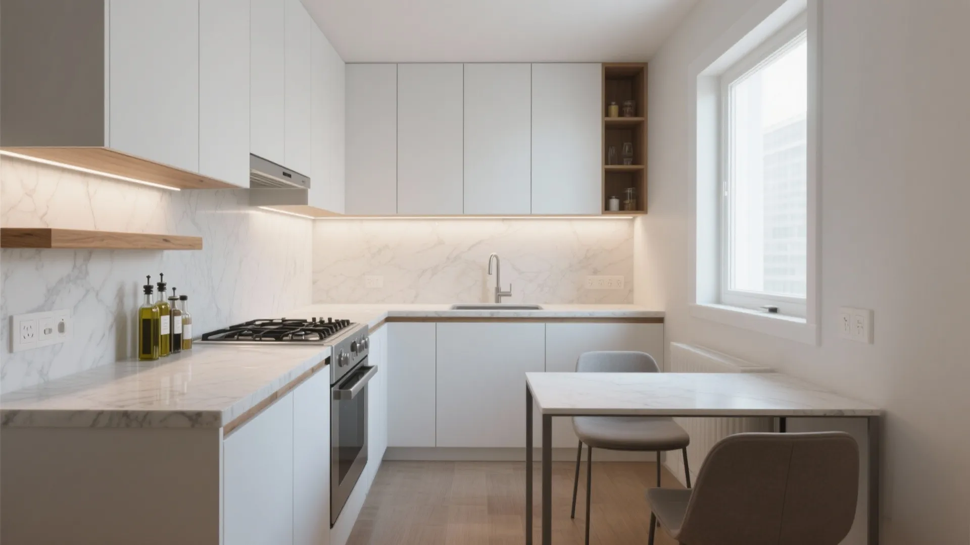 Smarter L‑shaped layout in tight footprints