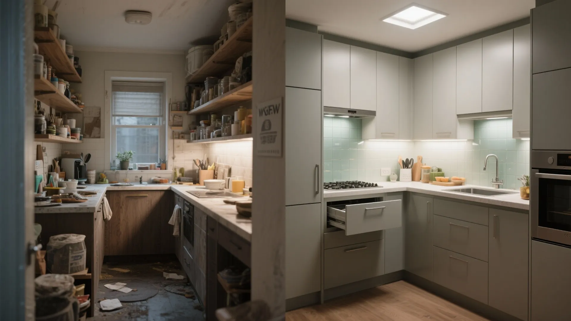 L-Shaped Layout to Release More Counter Space