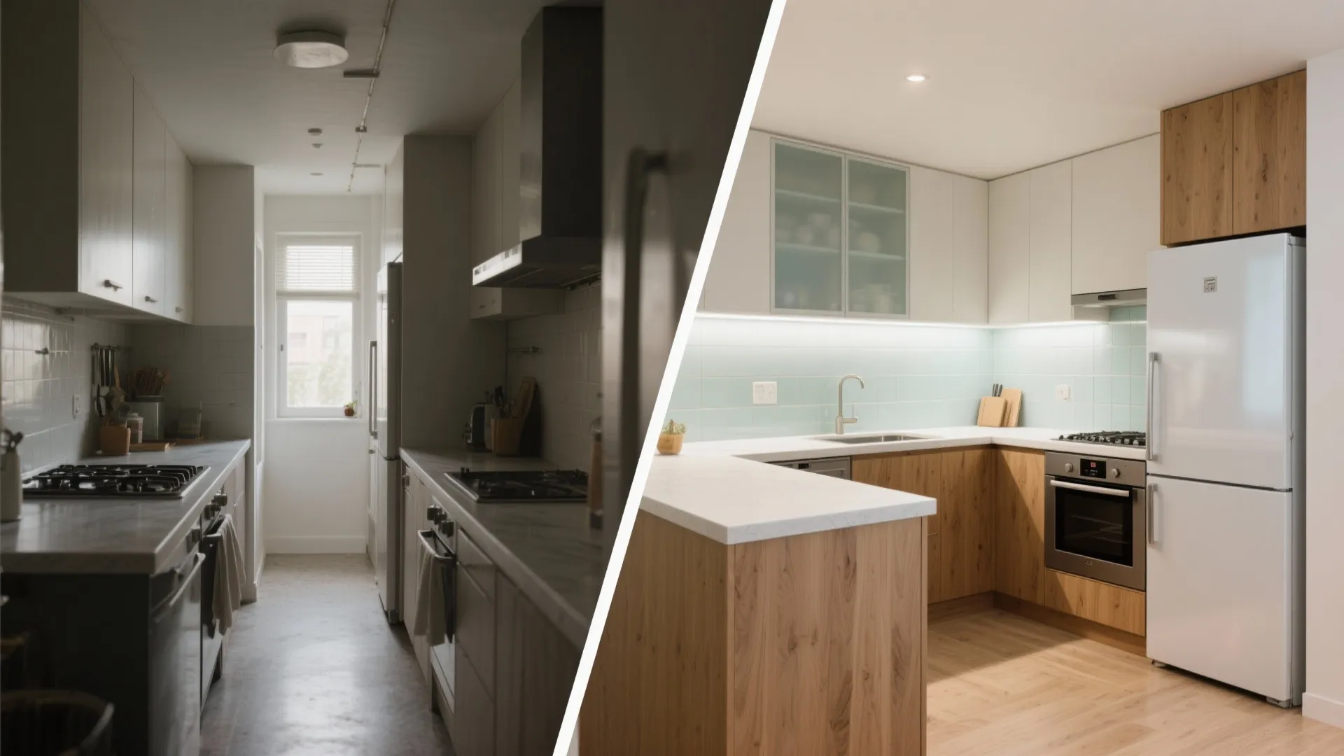 L-Shaped Layout with Work Triangle Tuning