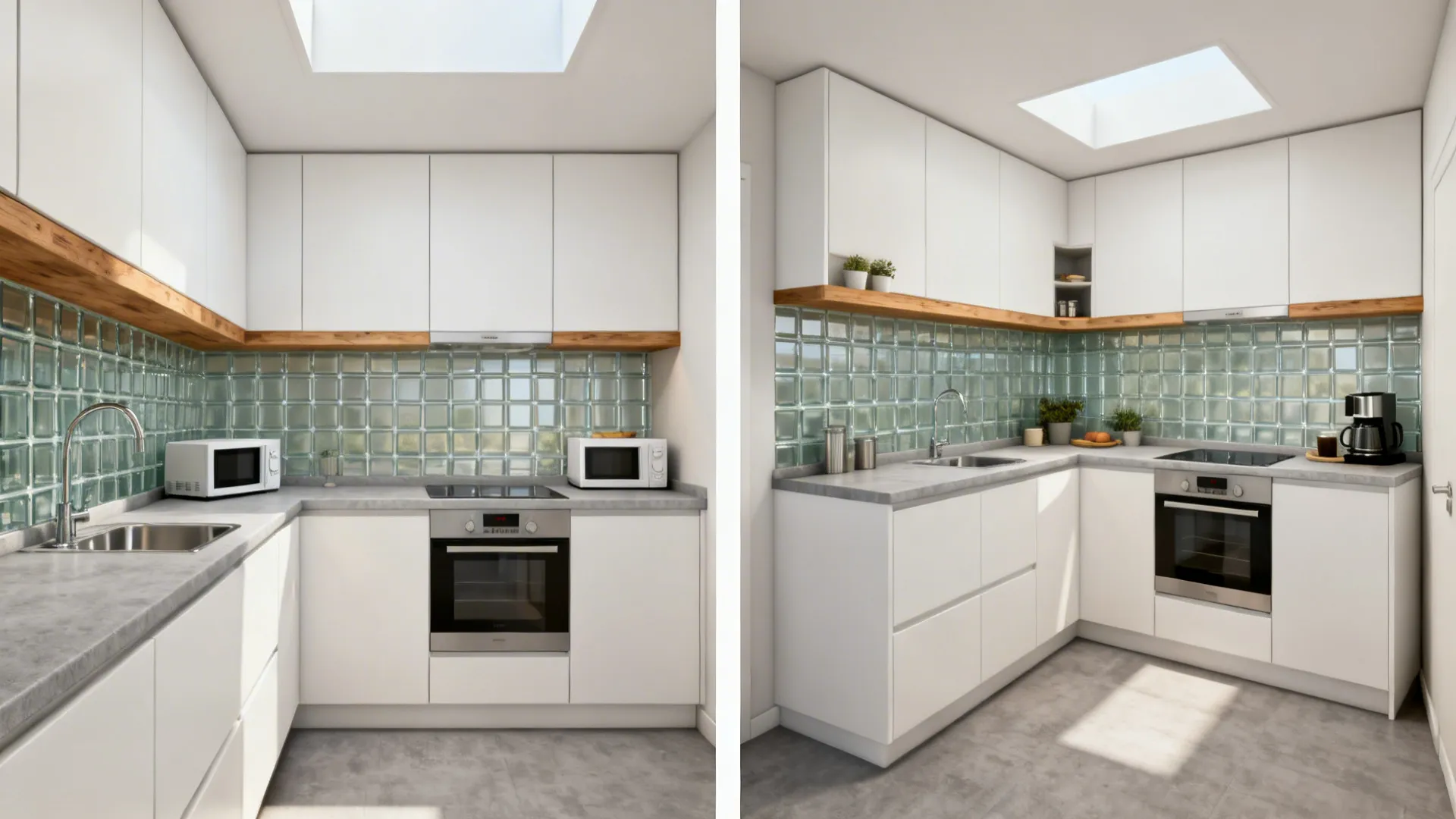 L-Shaped Layouts That Free Counter Space