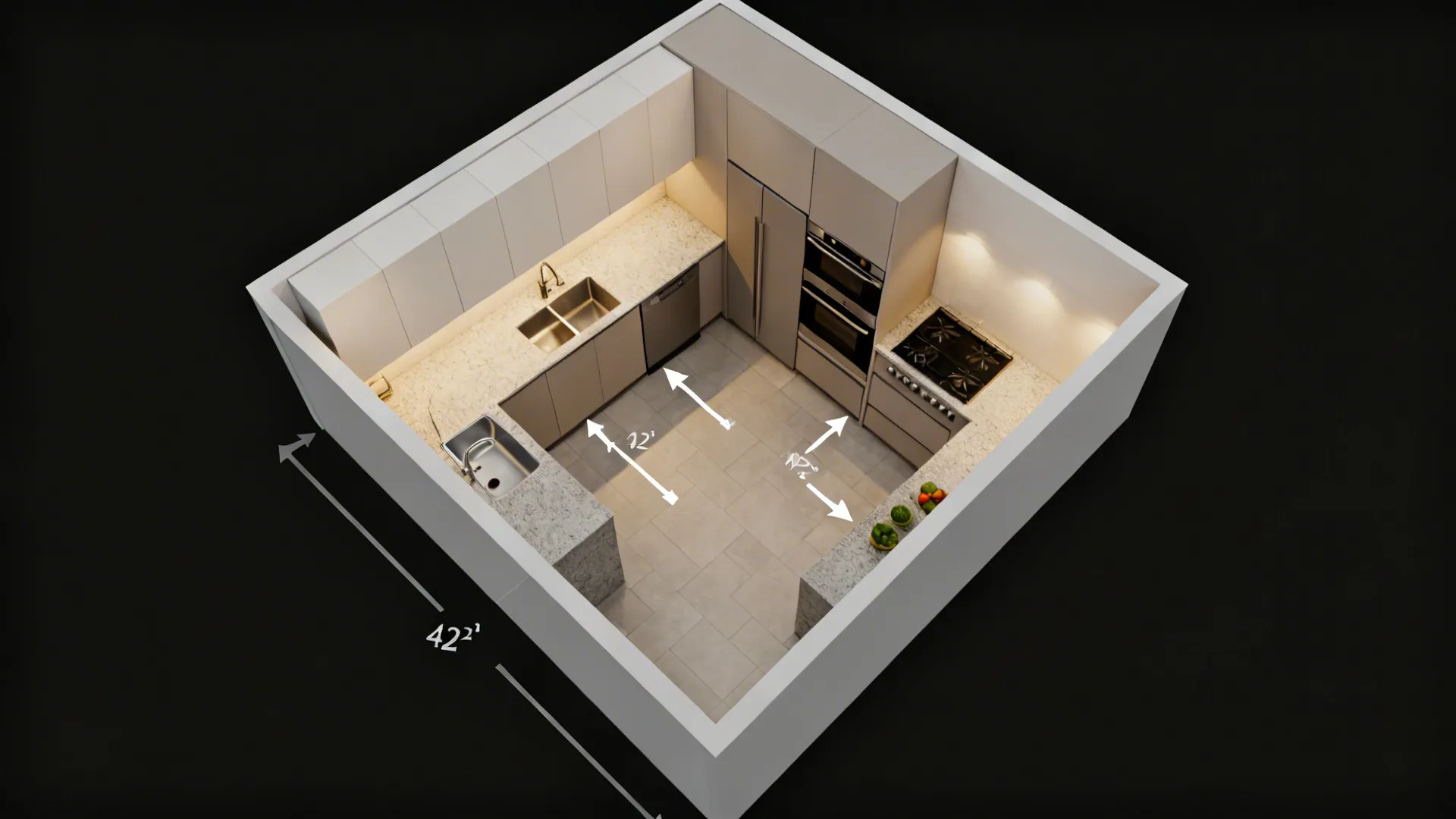 Built-in Minimalist Storage Walls