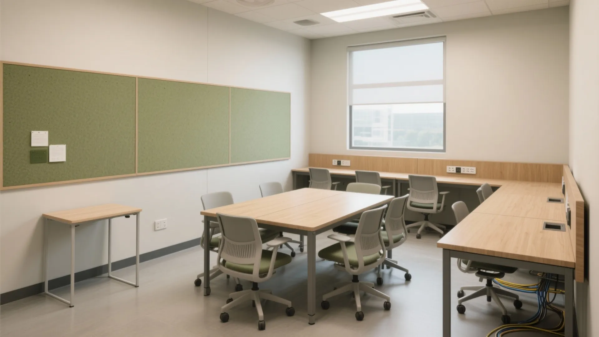 Flexible furniture and L-shaped layouts