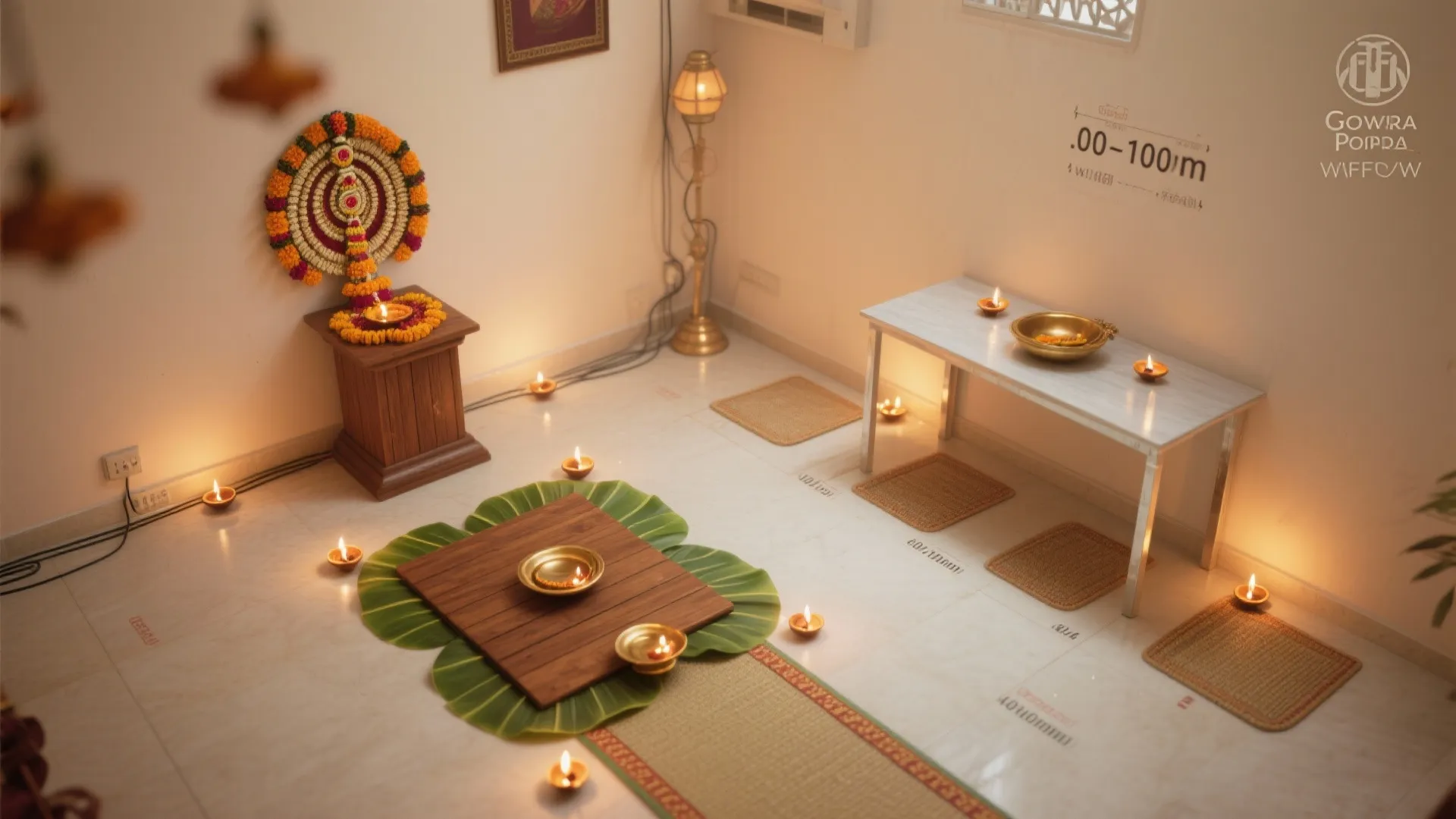 3) Corner-Savvy L-Layout: Flow for Rituals, Photos, and Guests