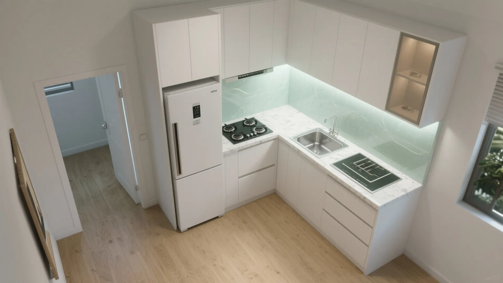 L-Shaped Layout to Unlock Counters and Flow